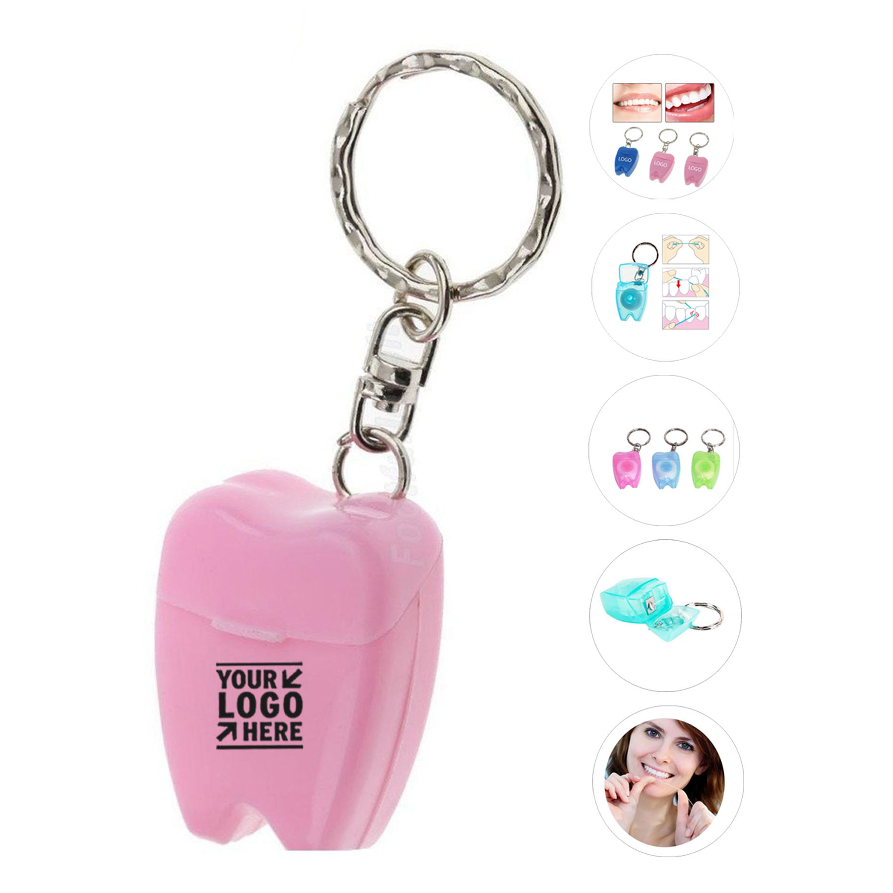 Portable Dental Floss Key Holder