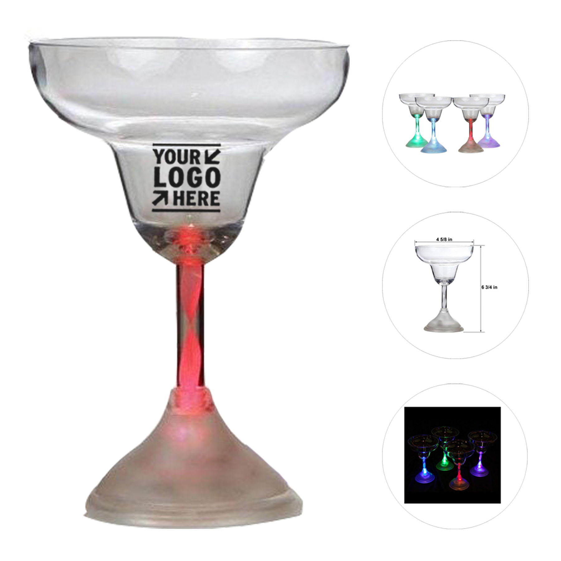 Color-Changing Illuminated Cocktail Glasses