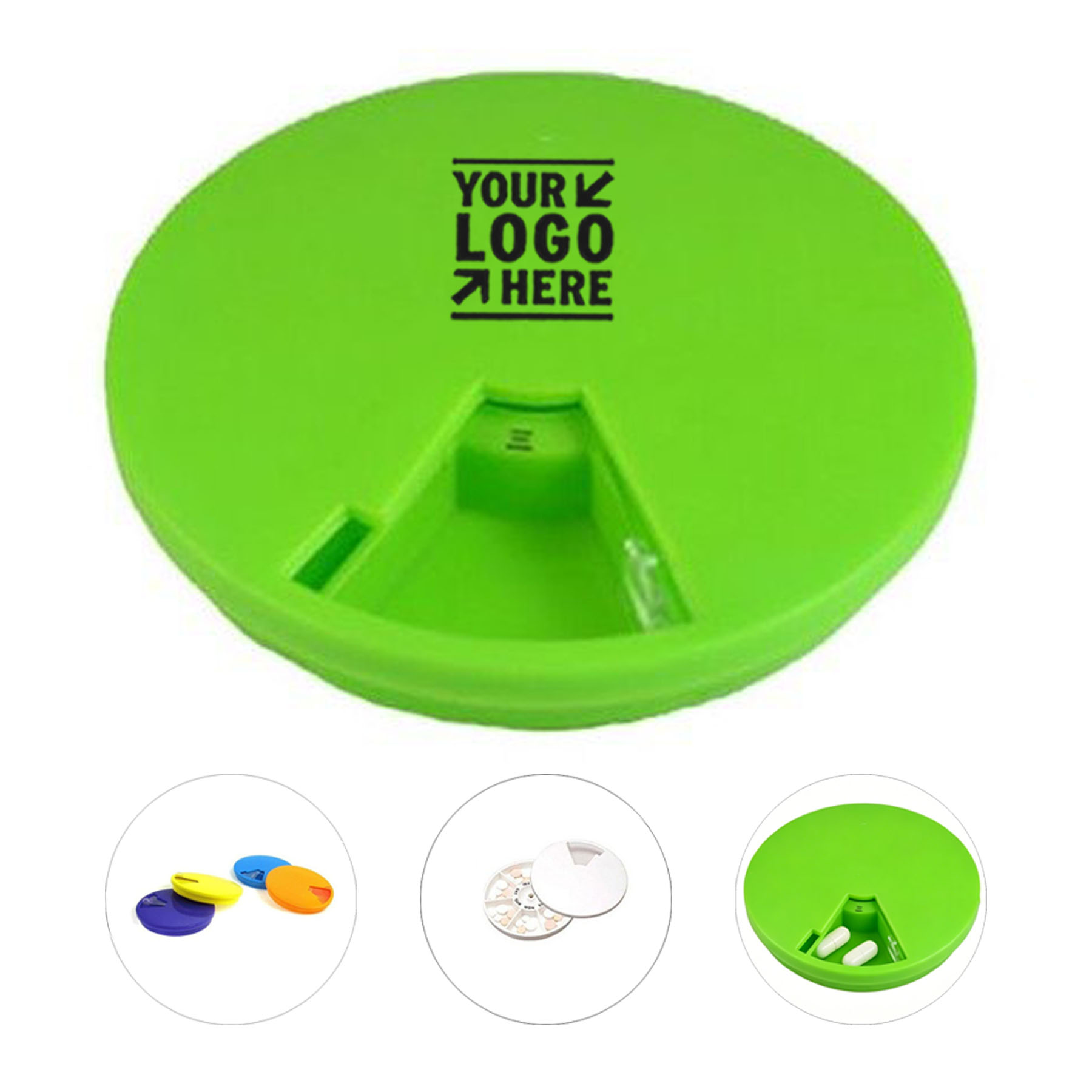 Weekly Circular Pill Organizer