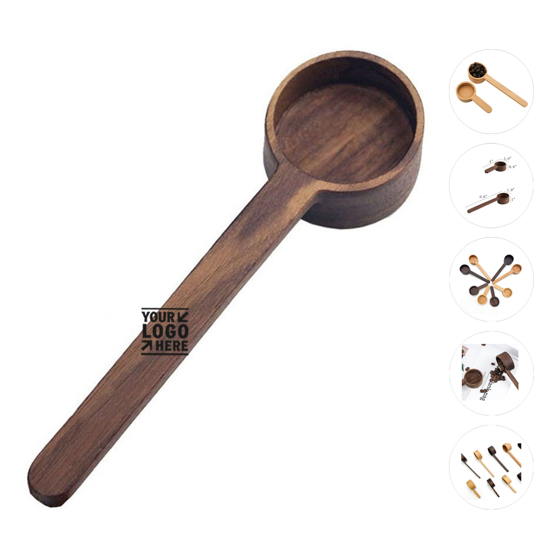 Artisan Wooden Kitchen Scoop
