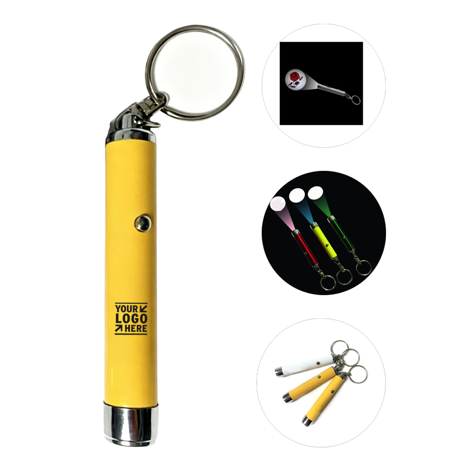 Illuminated Projection Keychain