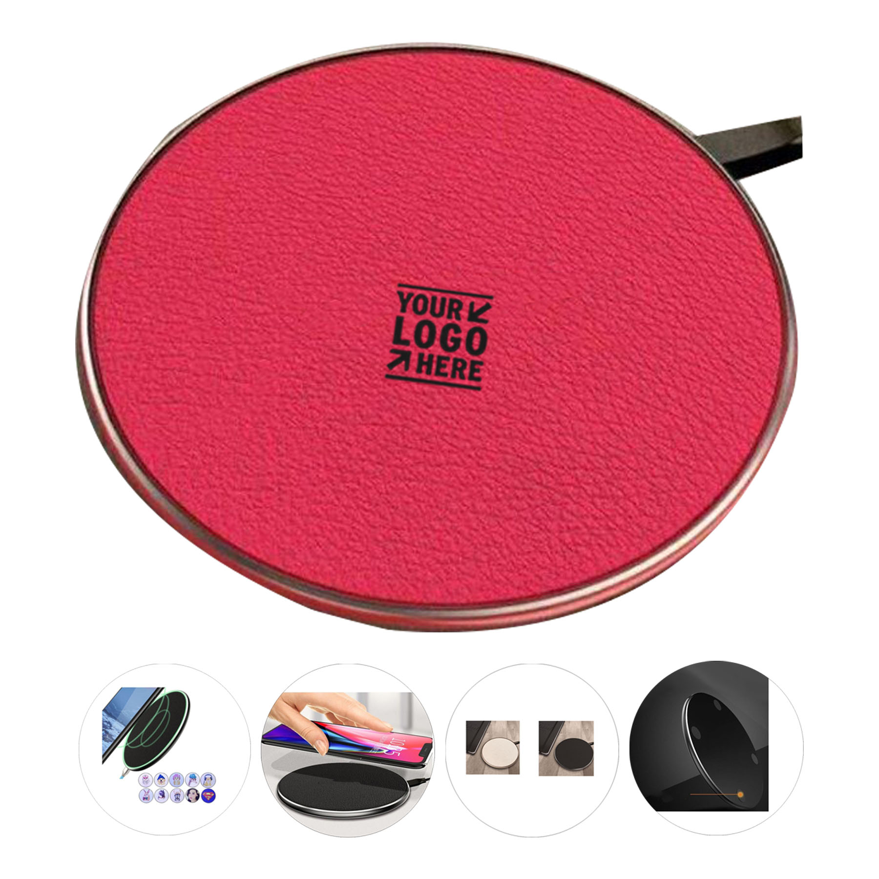 Premium Leather Wireless Charging Pad