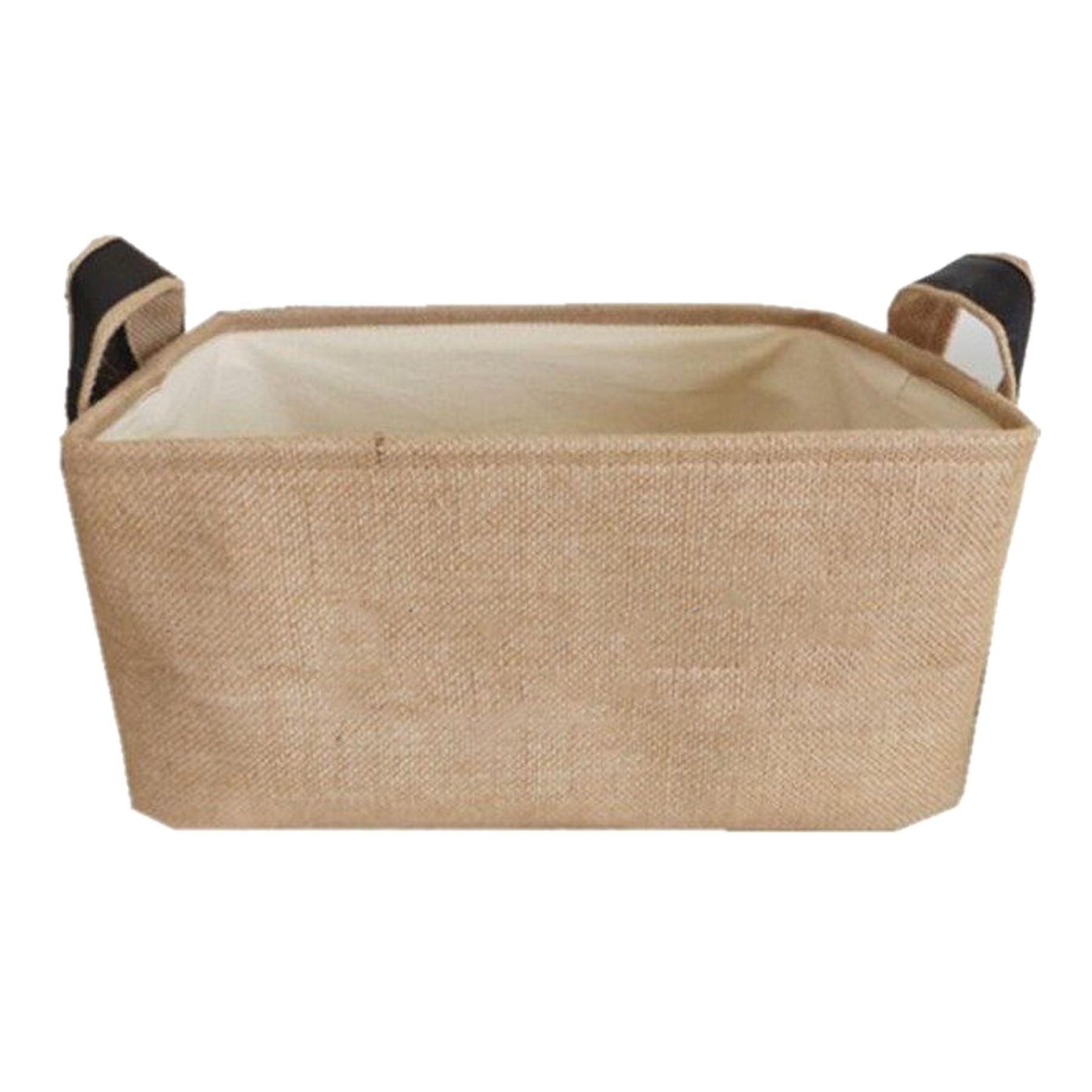 Foldable Natural Fiber Storage Bin 2