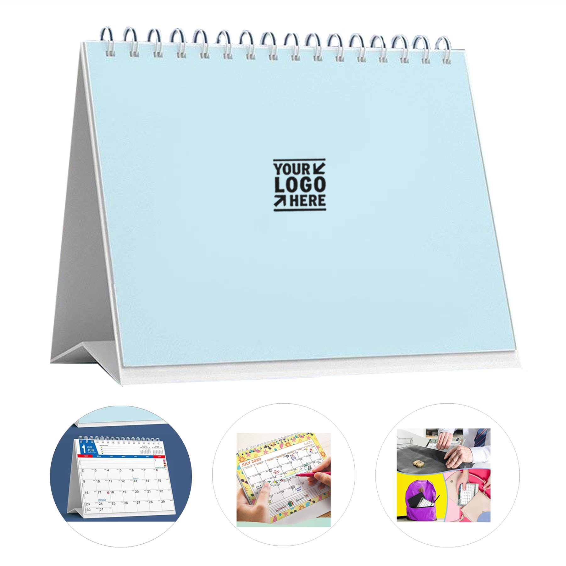 Personalized Foldable Desktop Planner Calendar