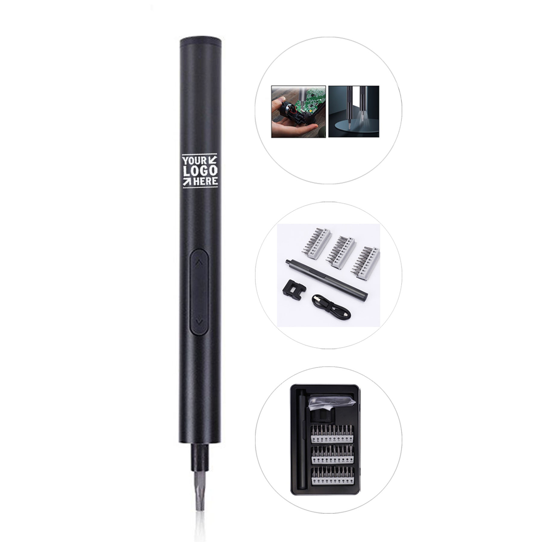 Compact Cordless Precision Screwdriver Kit