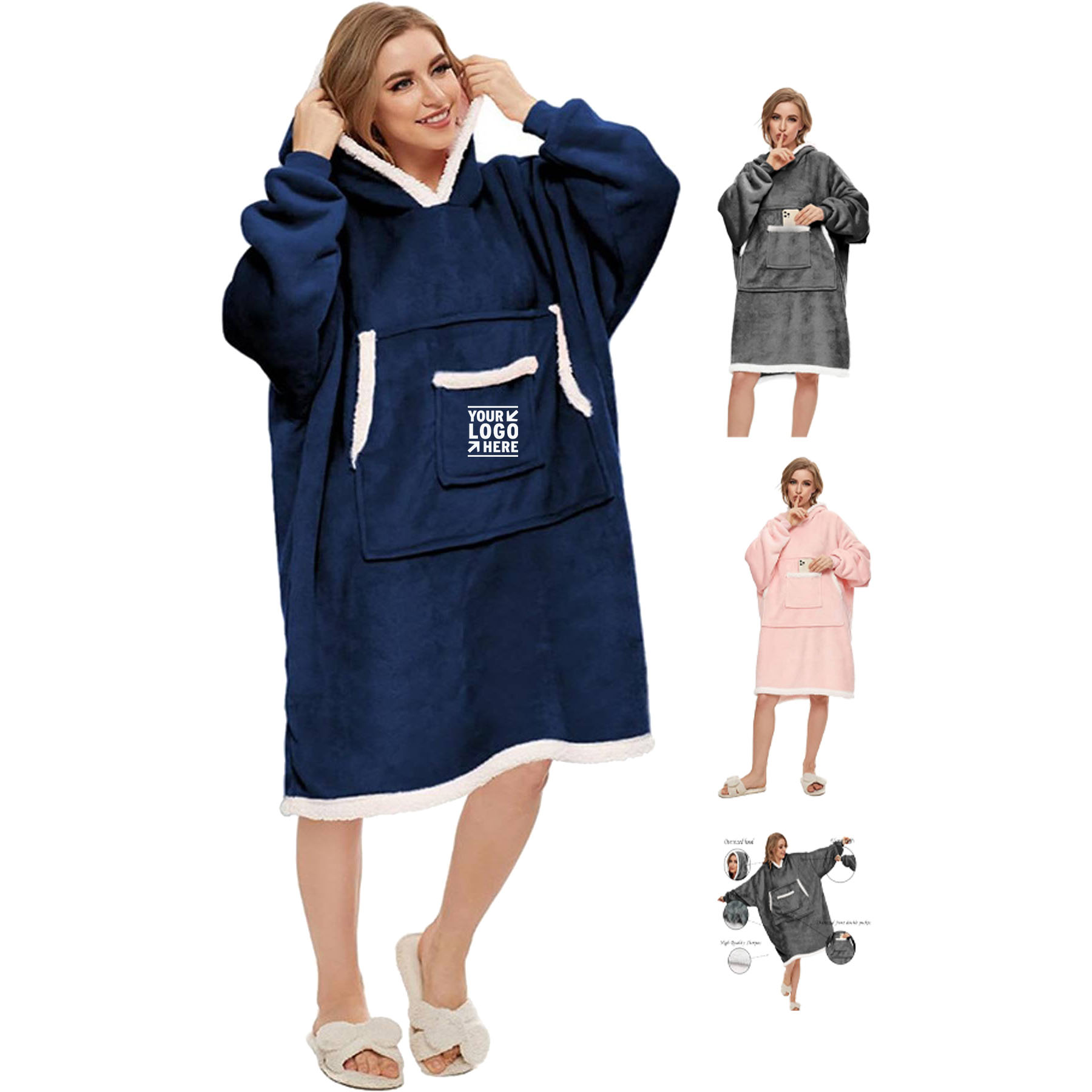 Cozy Fleece Wearable Wrap