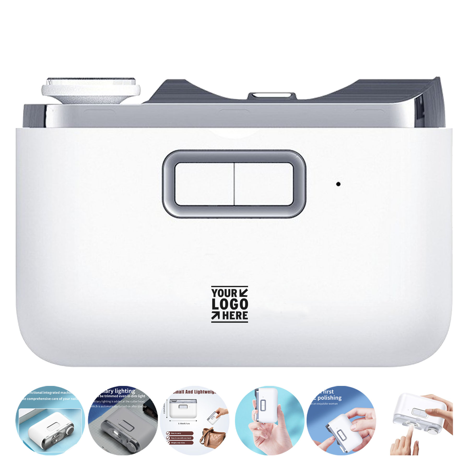 Dual Function Electric Nail Groomer with Illumination