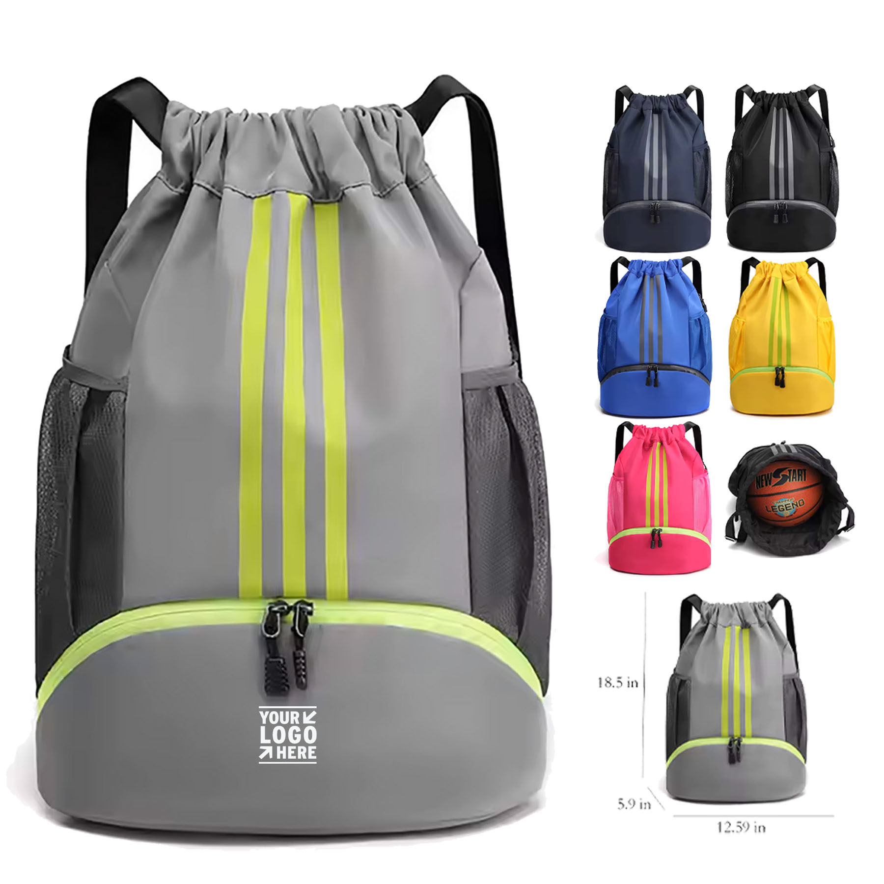 Versatile Drawstring Shoulder Bag