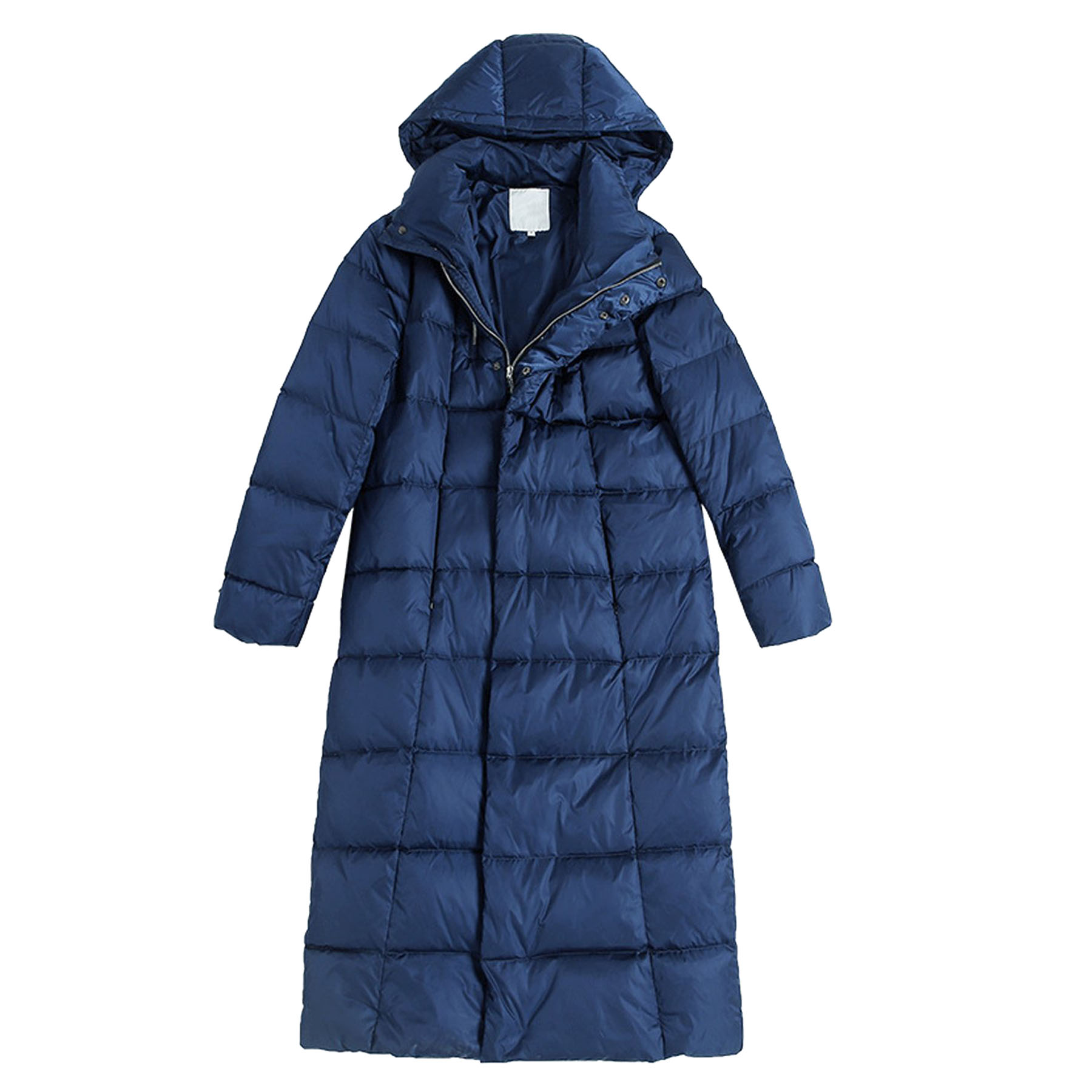 Women's Long Hooded Down Jacket 2