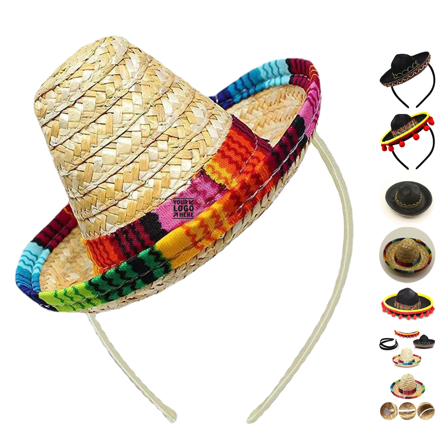 Festive Sombrero Headbands 2