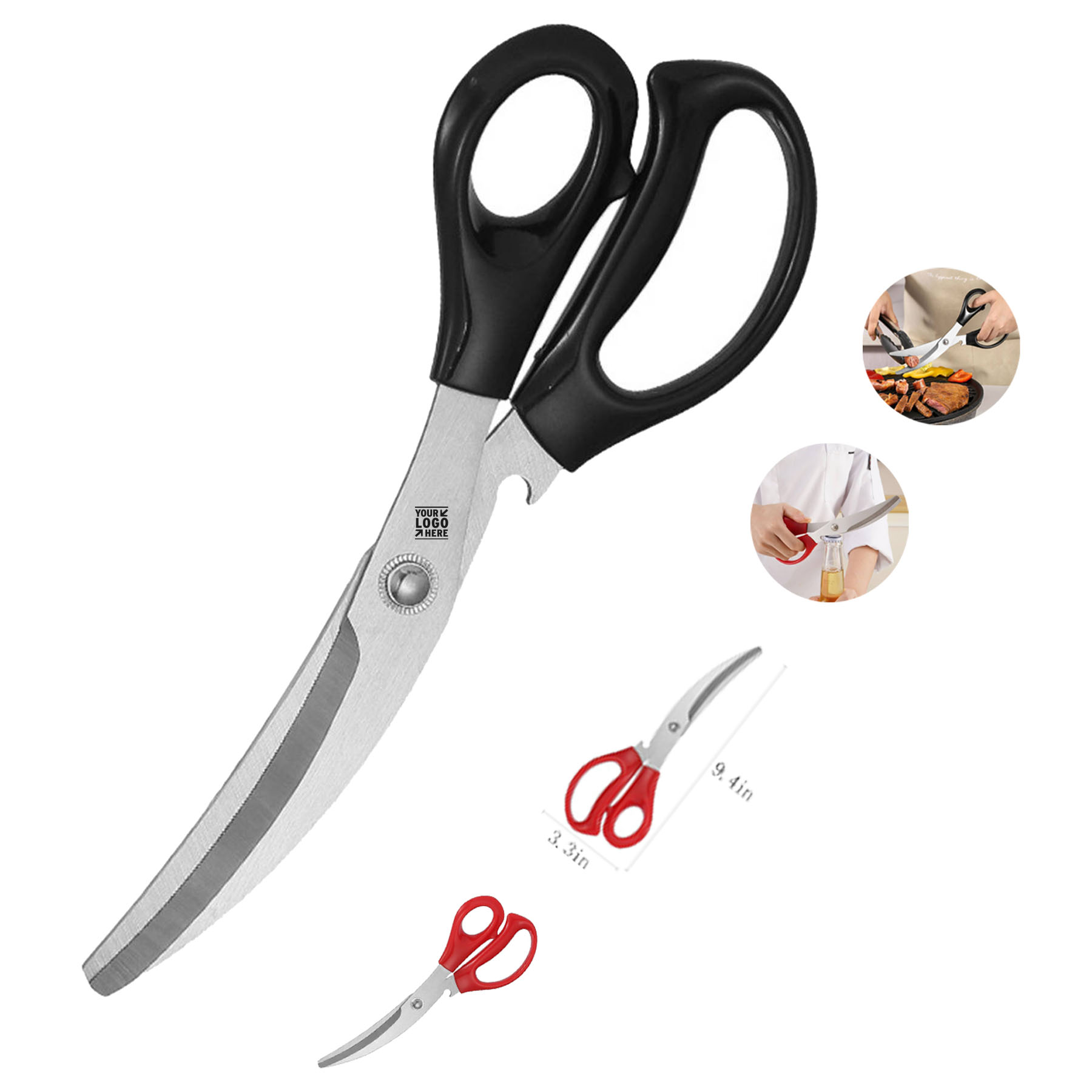 Premium Kitchen Shears with Multi-Function Design