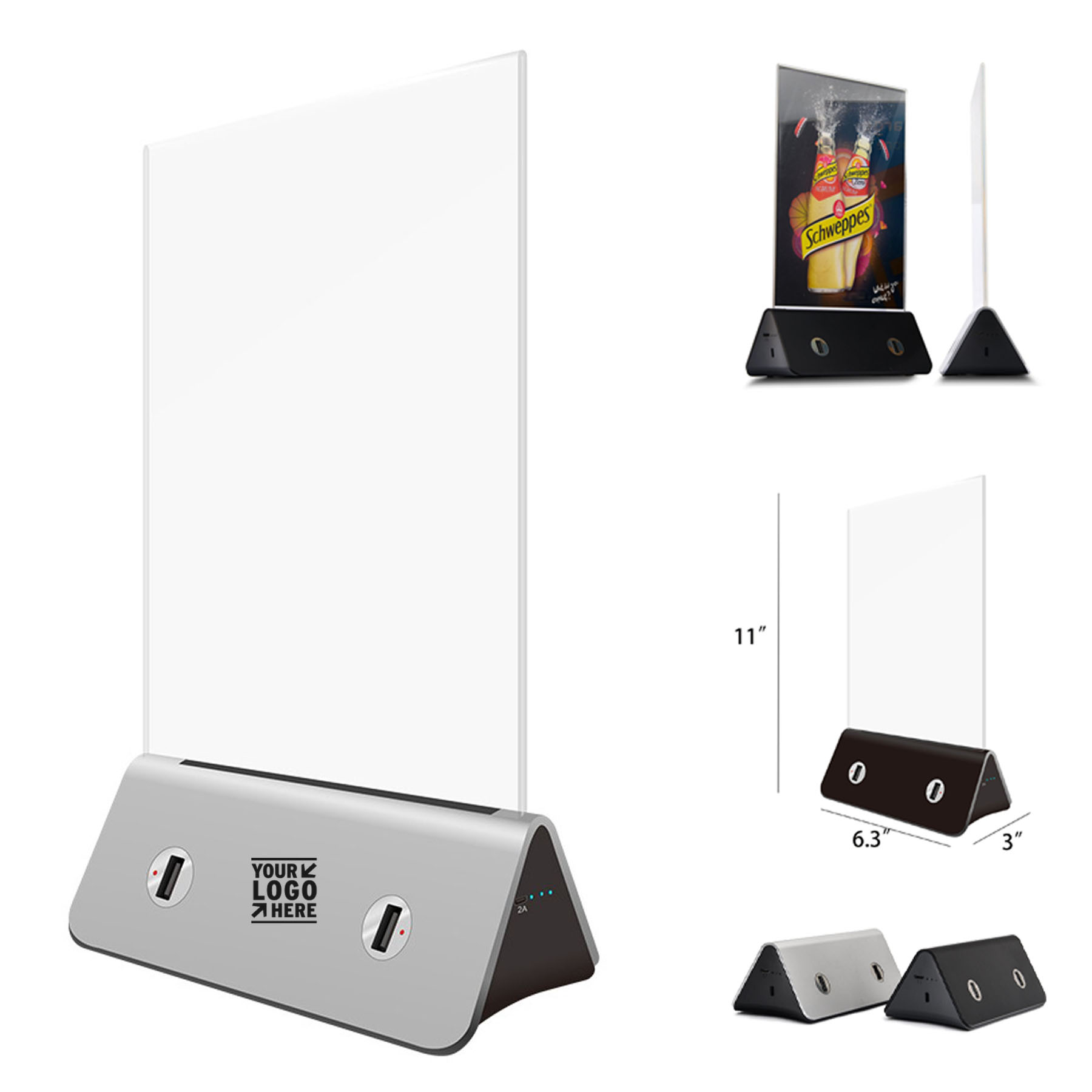 Versatile Tabletop Charger and Display Stand