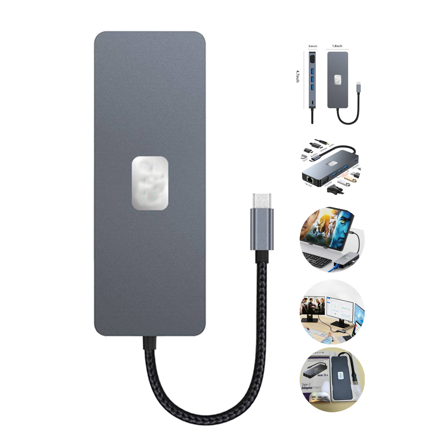 Universal 11-Port Connectivity Hub