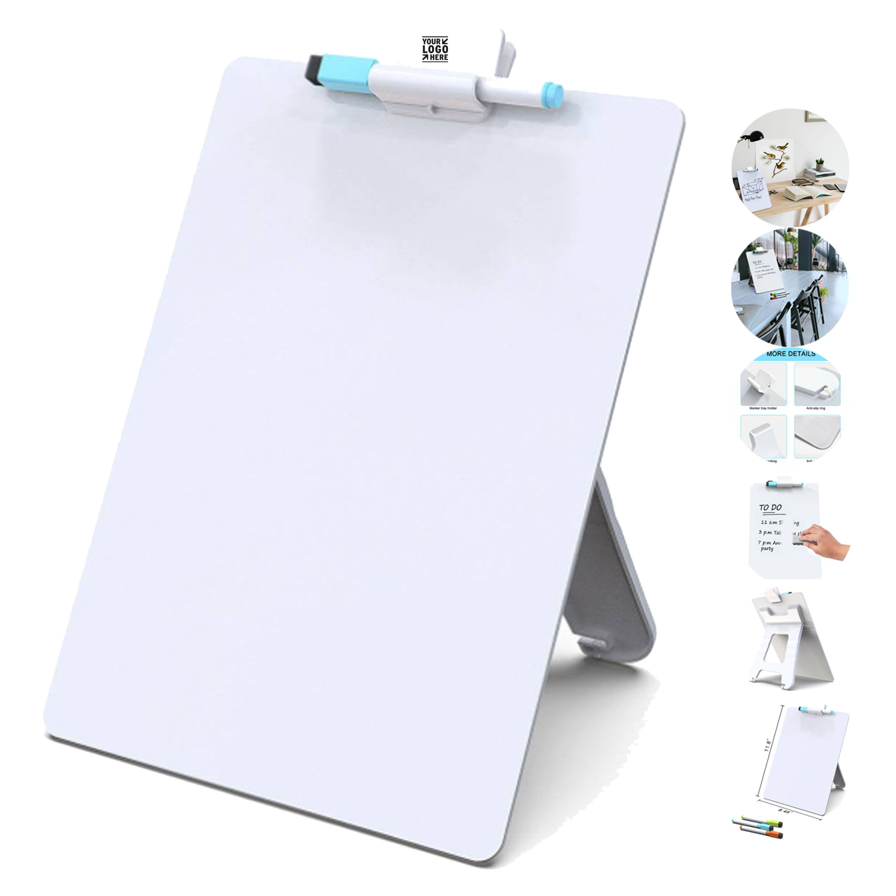 Premium Glass Desktop Whiteboard
