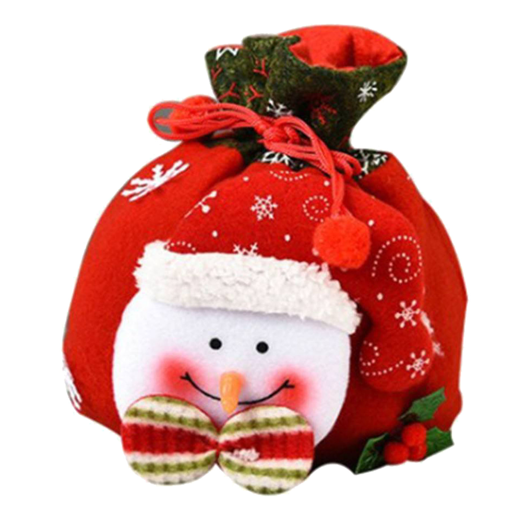 Festive Drawstring Gift Pouches 2