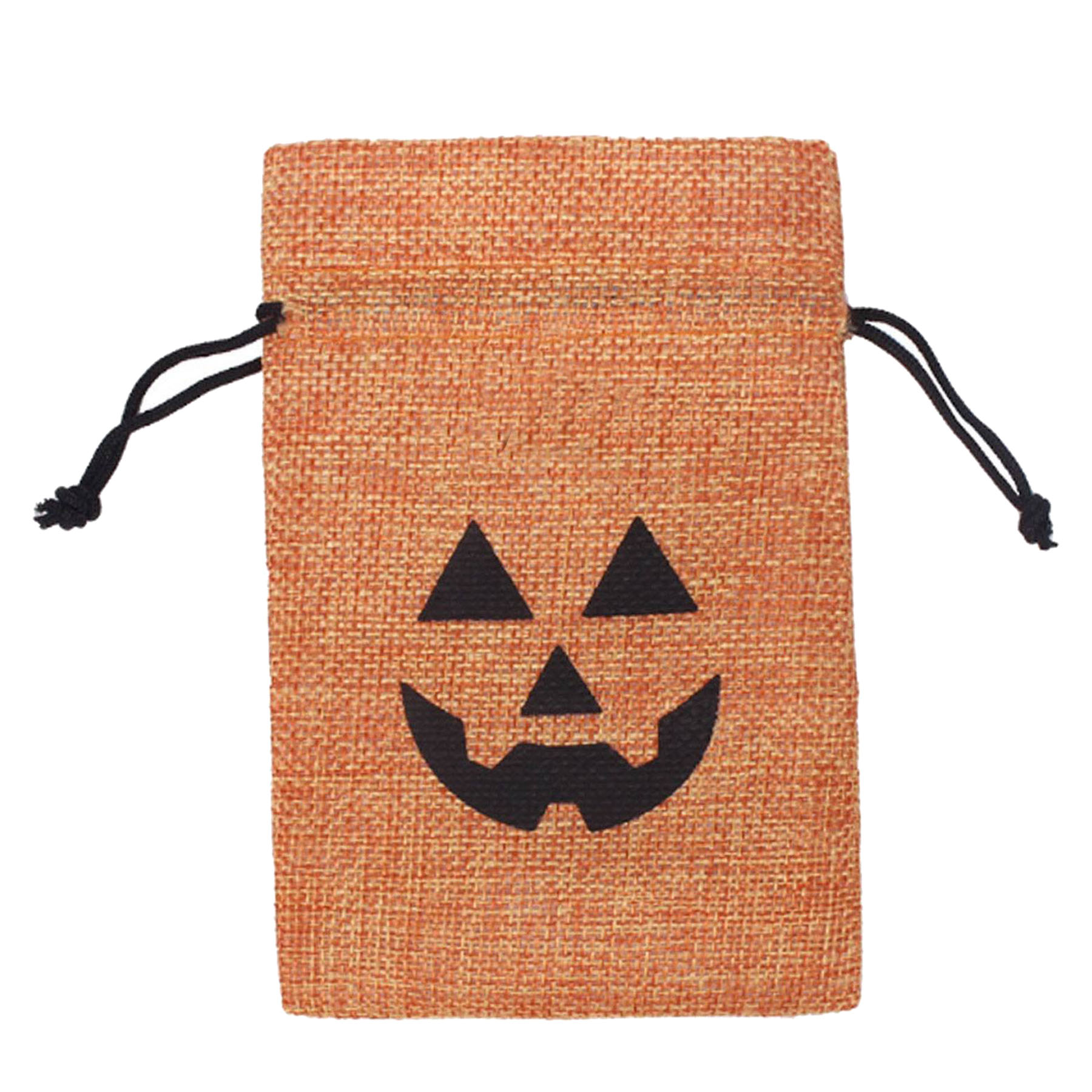 Festive Linen Drawstring Bag 2