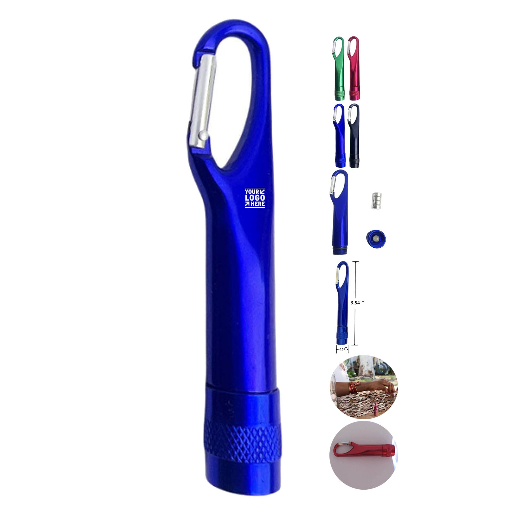 Personalized Aluminum Clip Light