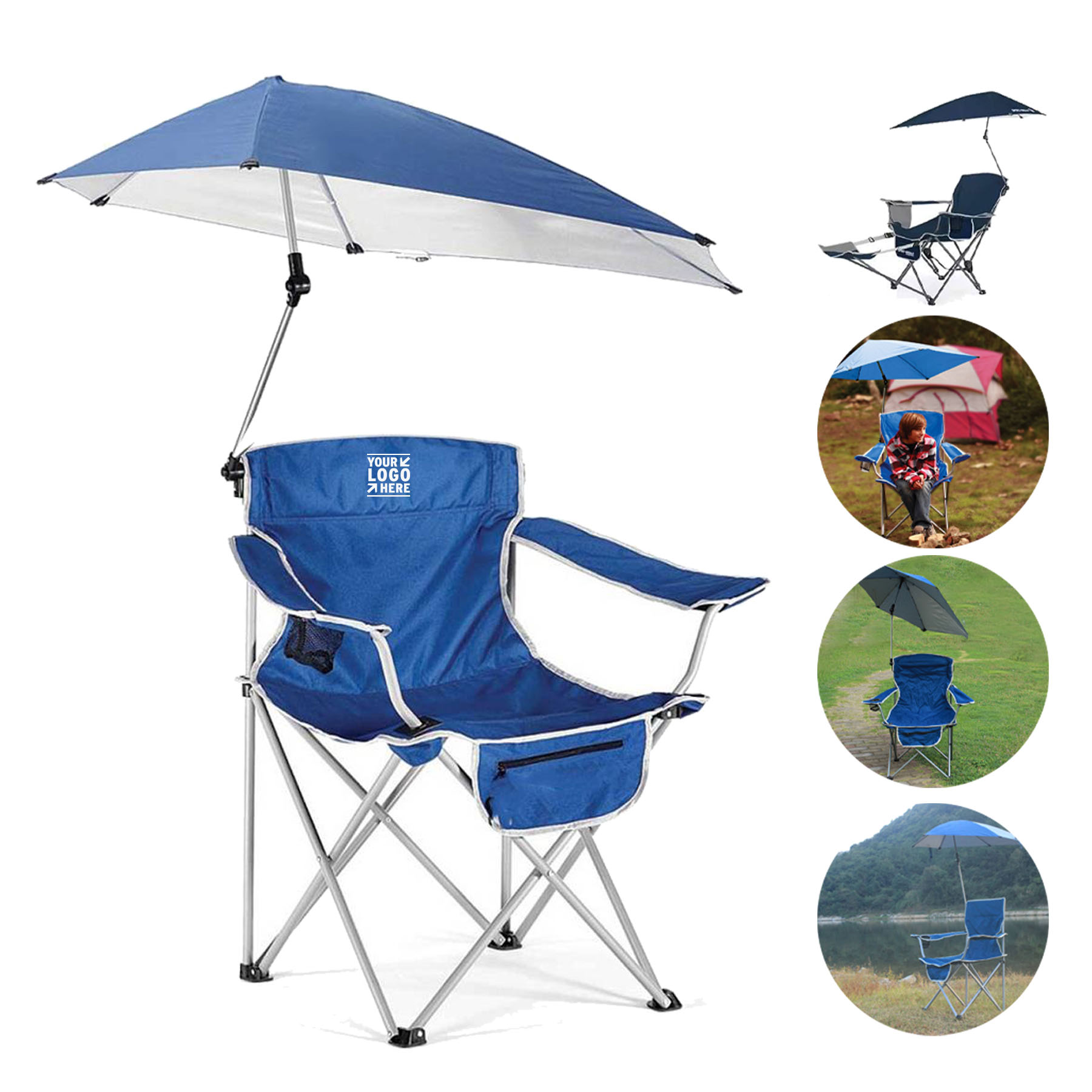 Coastal Comfort Chair with Sunshade