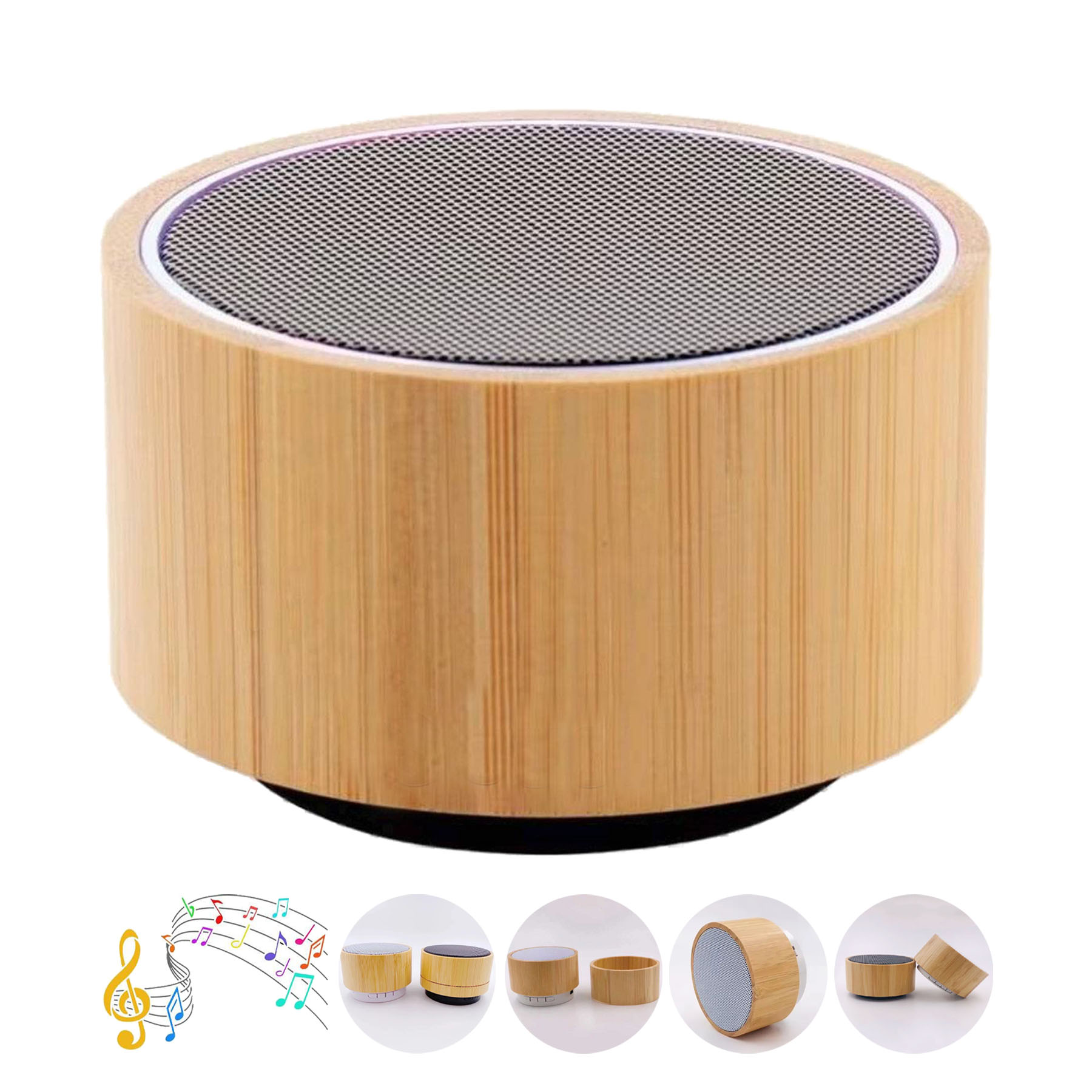 EcoSound Bamboo Portable Speaker