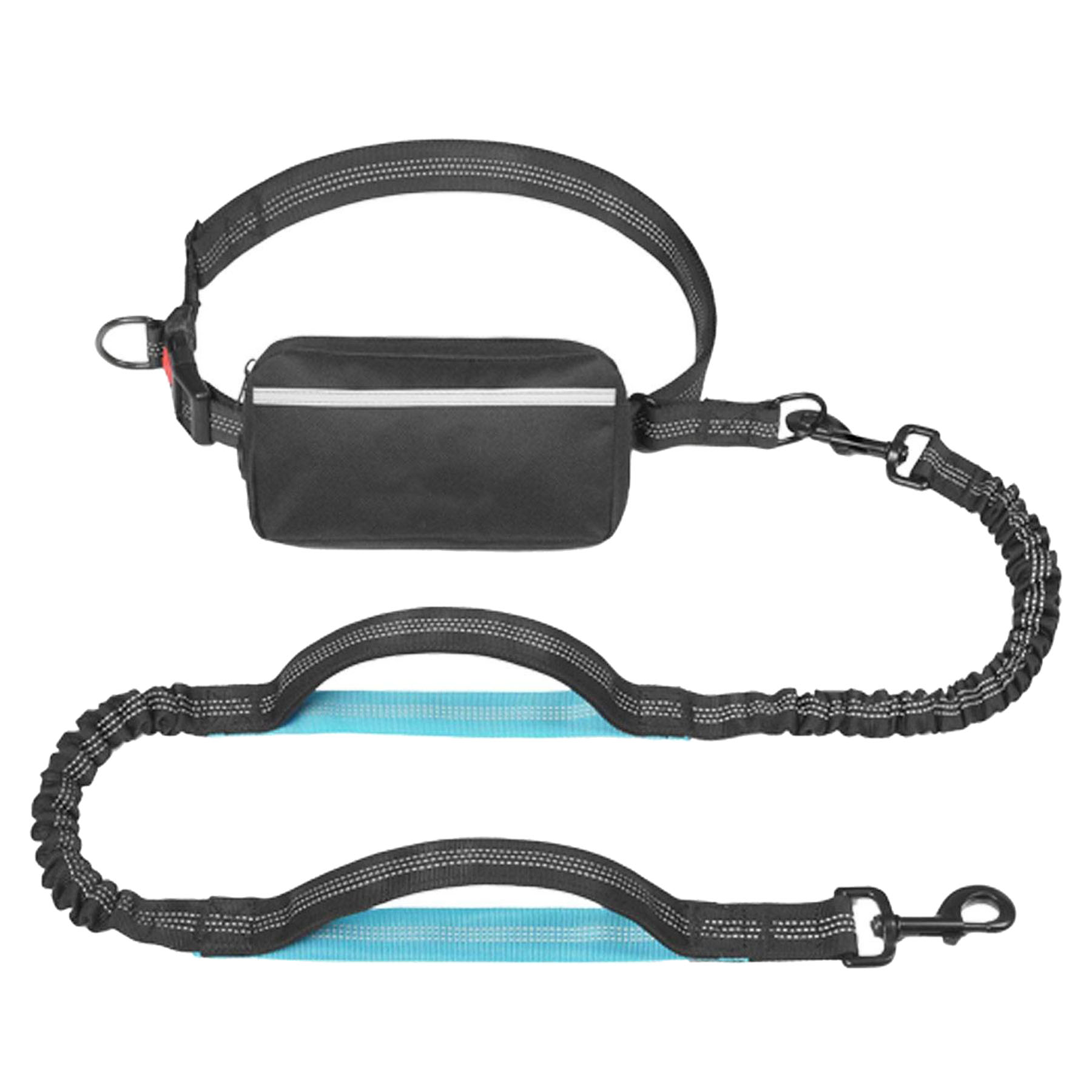Flexible Pet Walking Belt with Storage Pouch 2