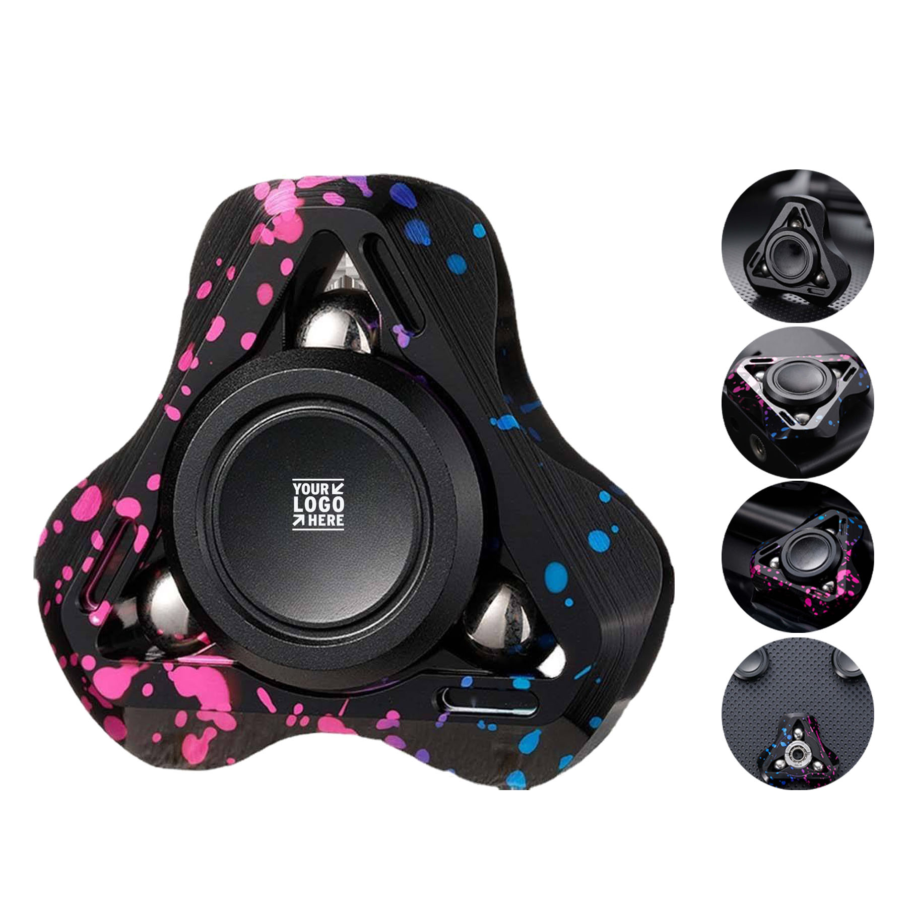 Elegant Metal Focus Spinner