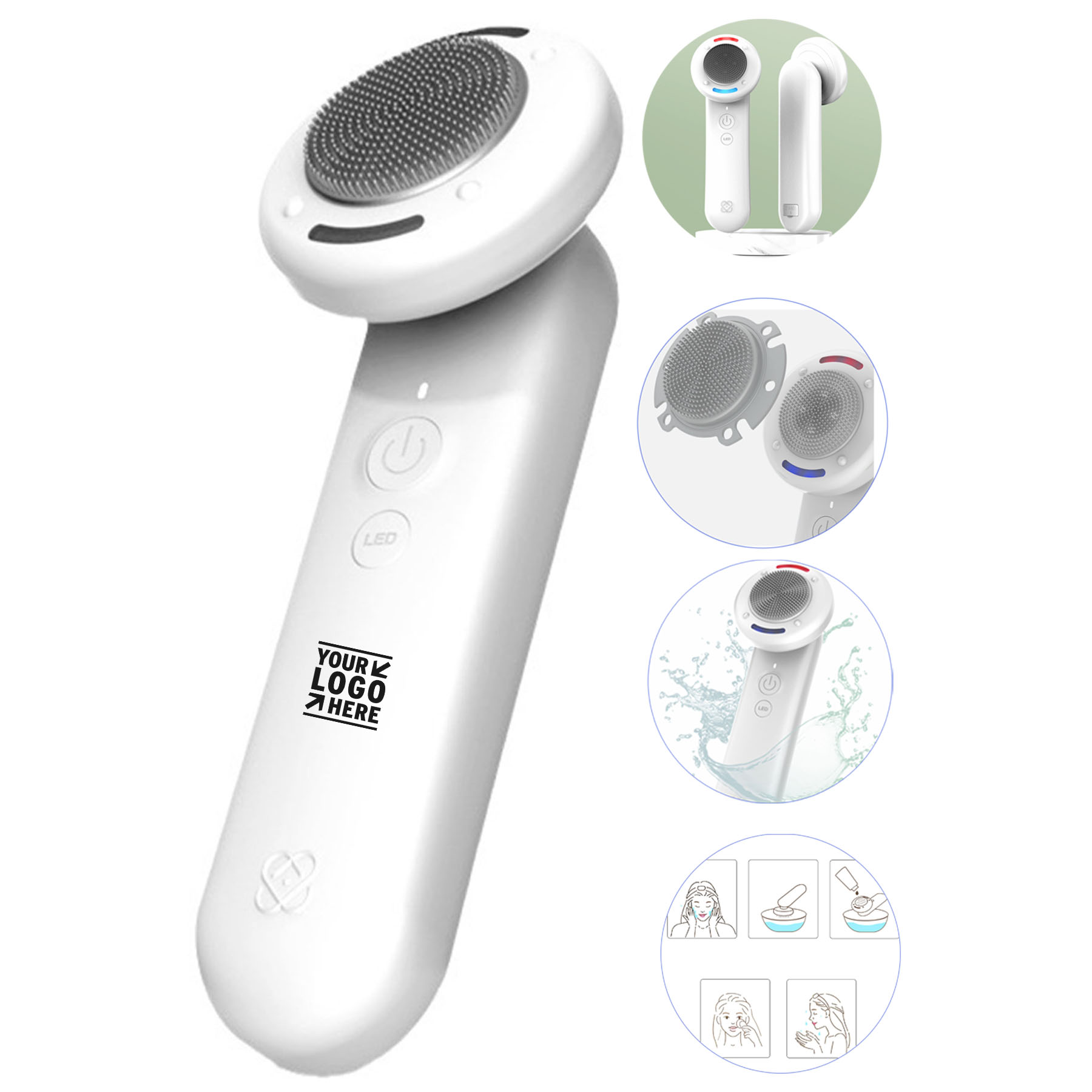 Gentle Silicone Facial Cleansing Device