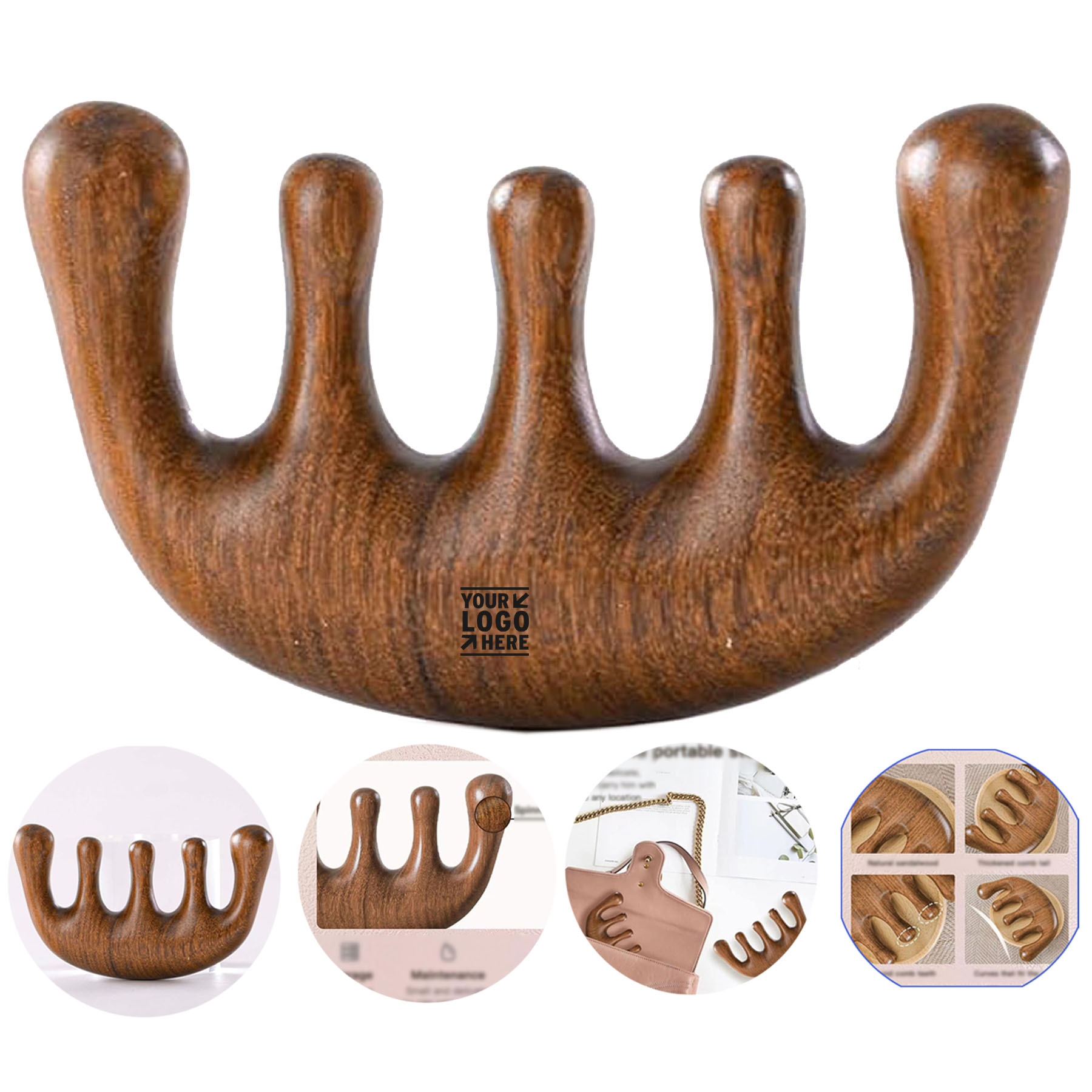 Wooden Relaxation Comb