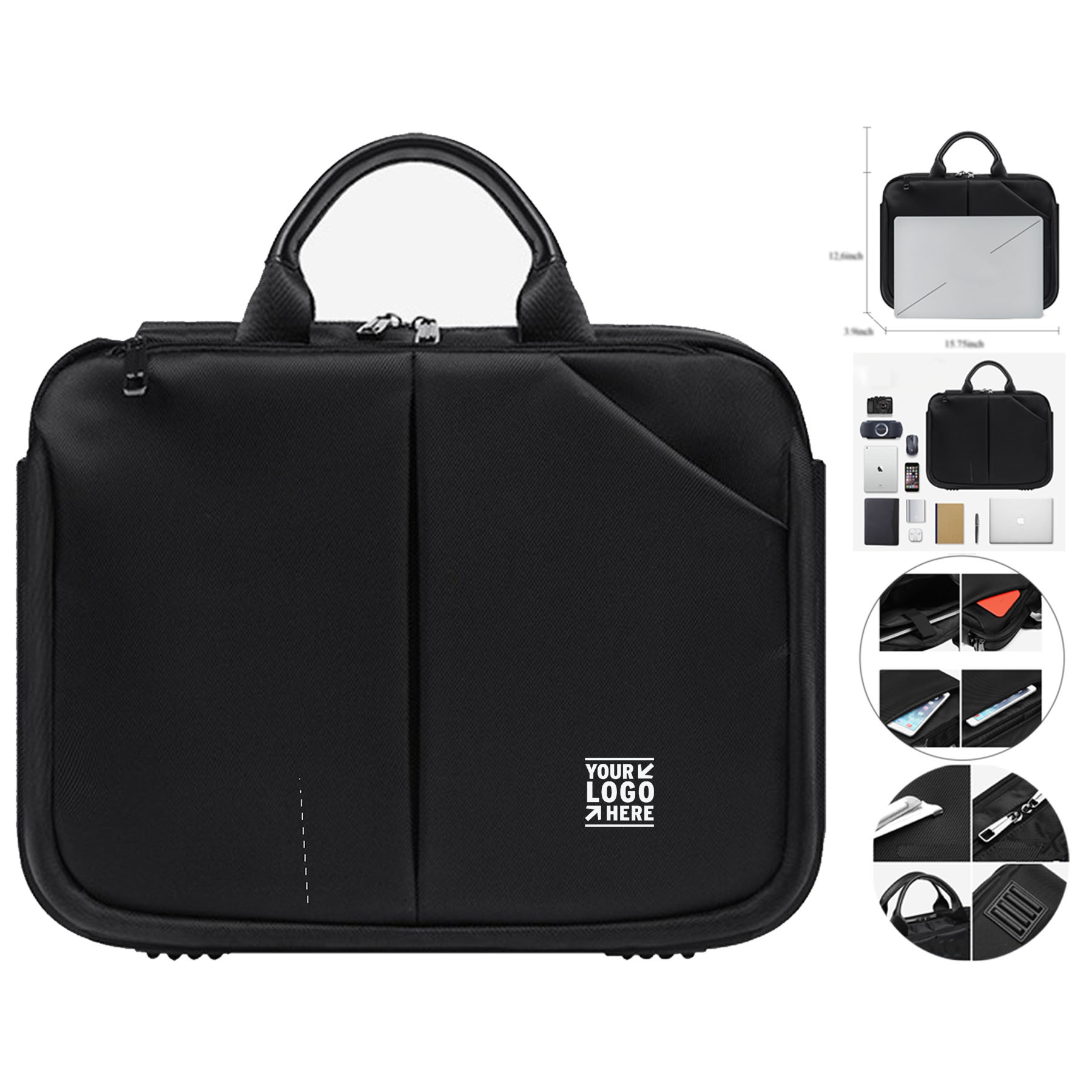 Premium Oxford Laptop Briefcase