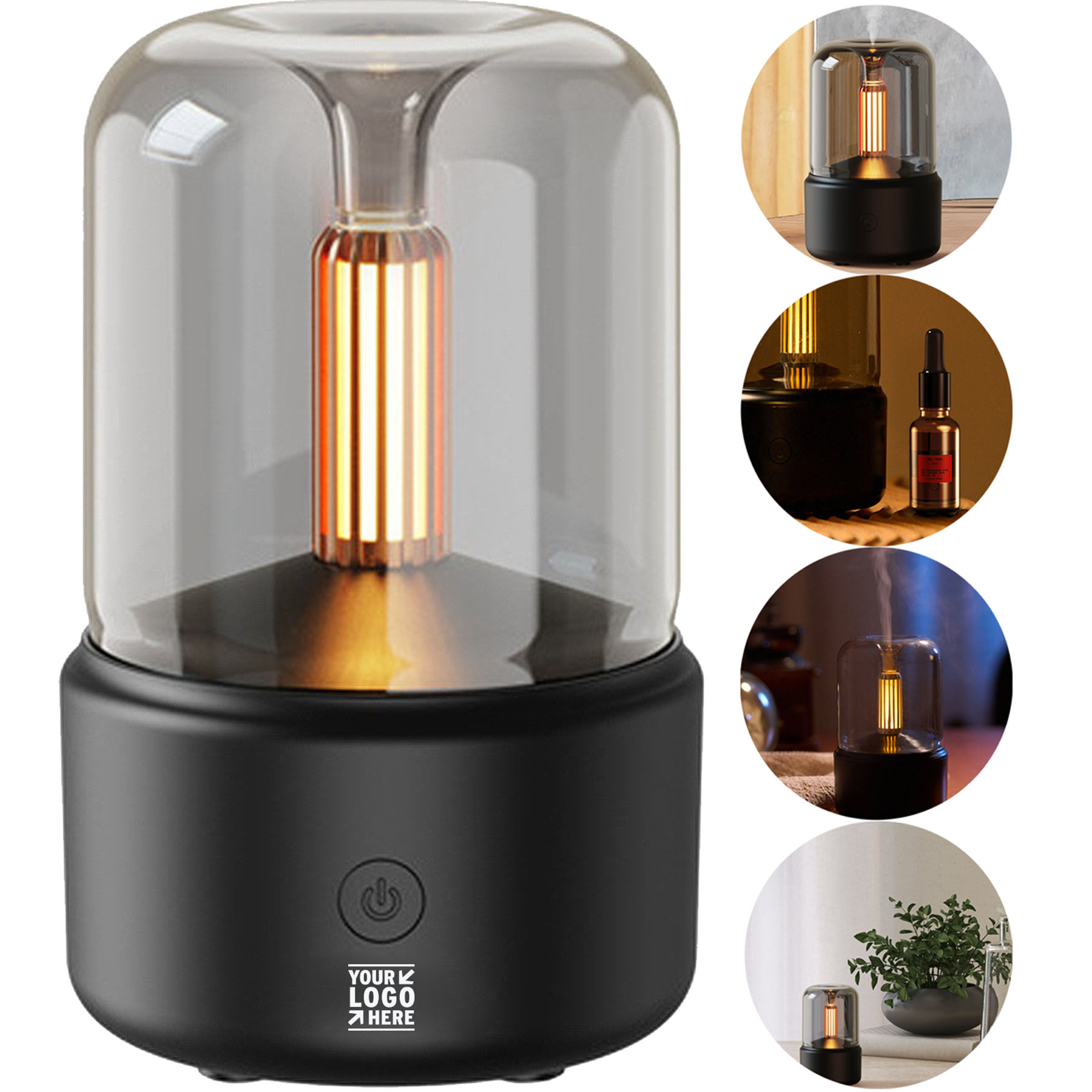 Portable Aromatherapy Diffuser with Ambient Lighting