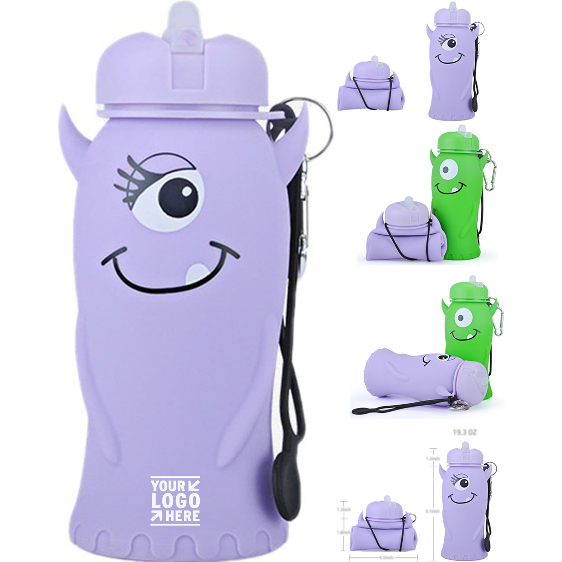 Silicone Kids' Sports Bottle