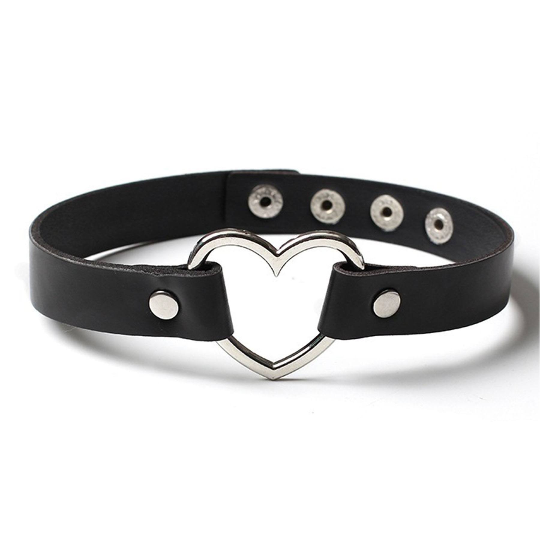 Gothic Style Leather Choker Bracelet 2