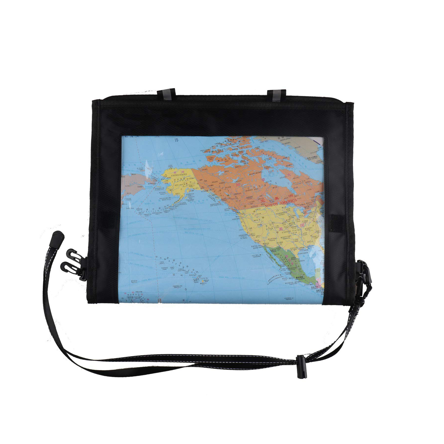 Clear Waterproof Map Pouch with Adjustable Strap 2