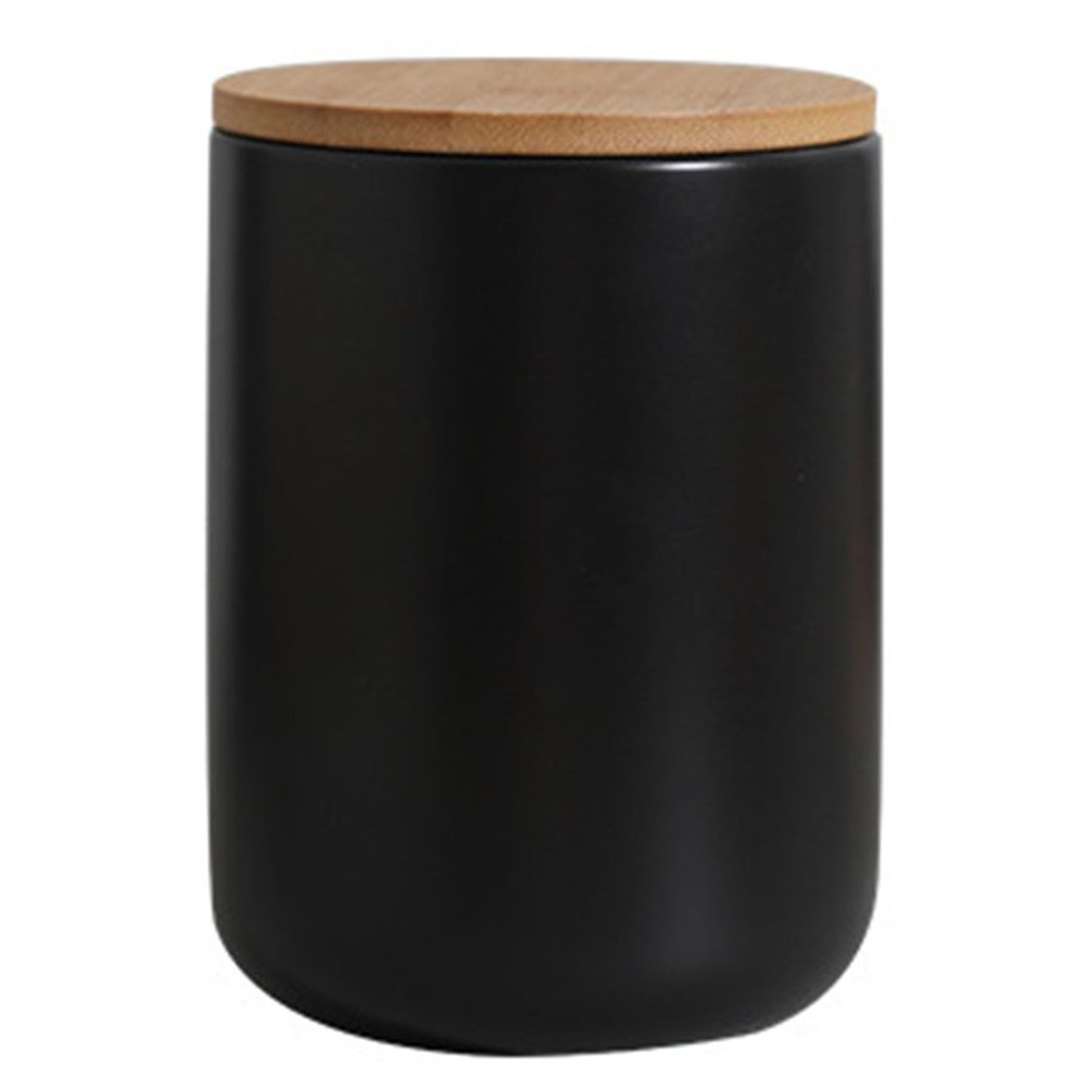 Ceramic Storage Canister with Wooden Lid 2