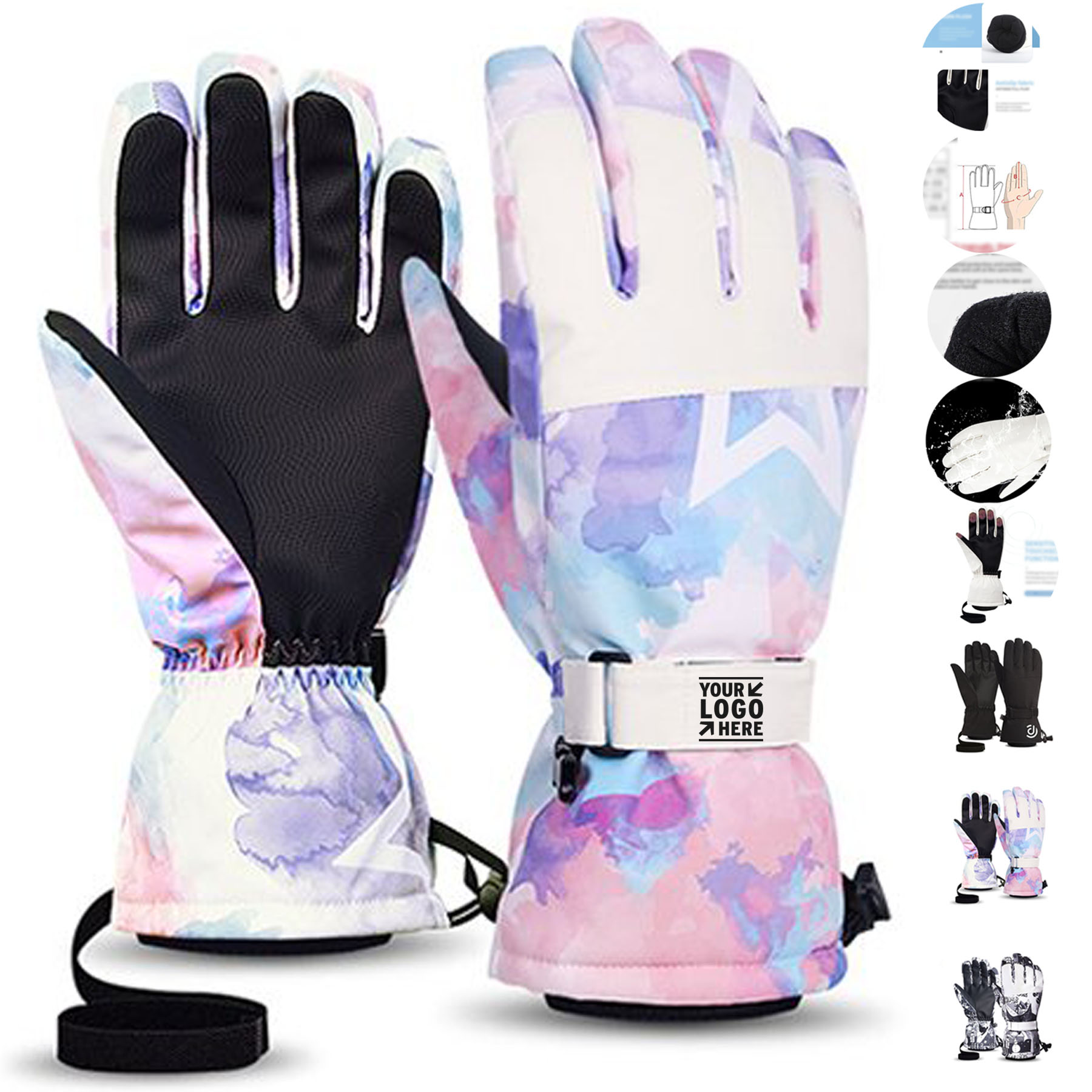 All-Weather Touchscreen Ski Gloves
