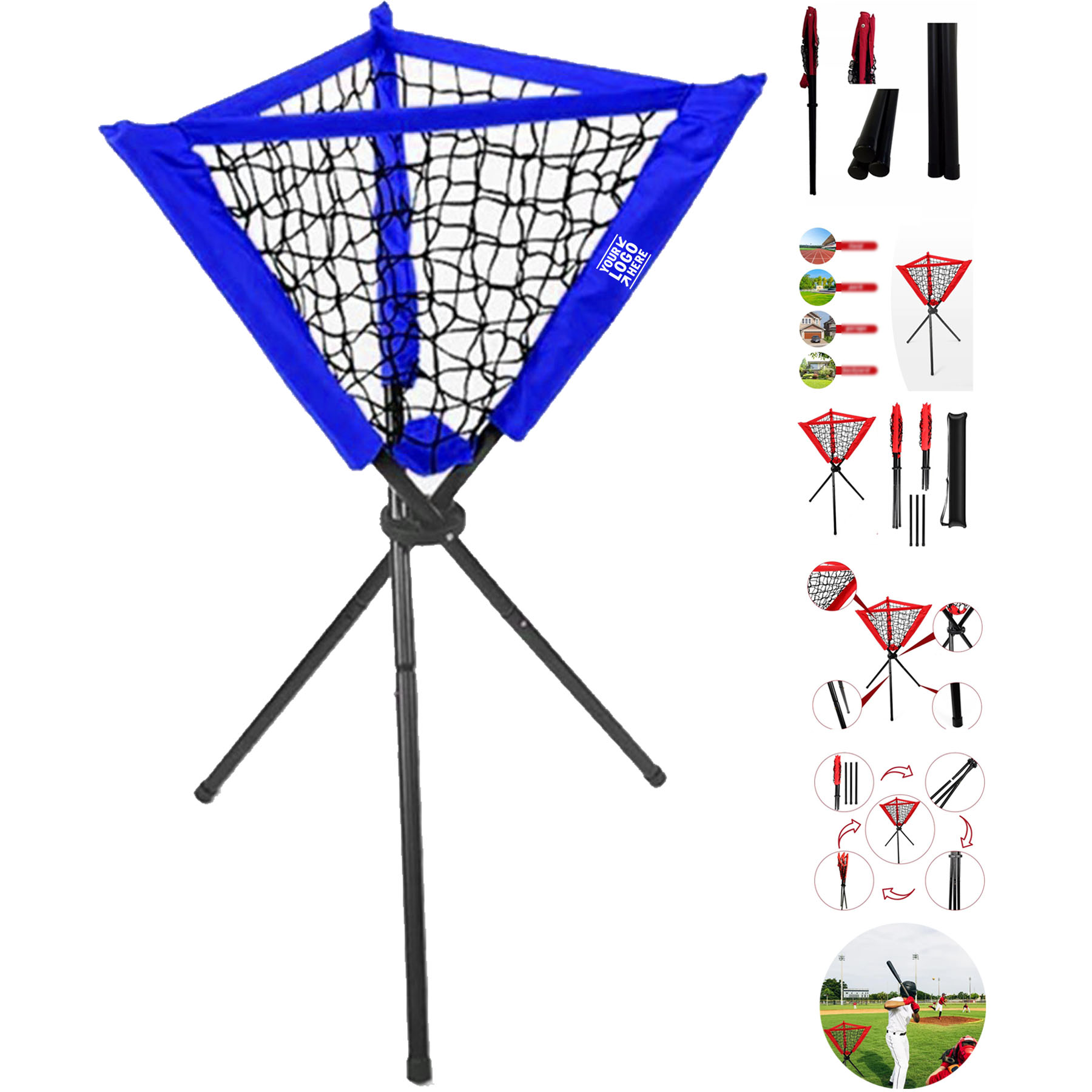 Portable Ball Caddy Stand