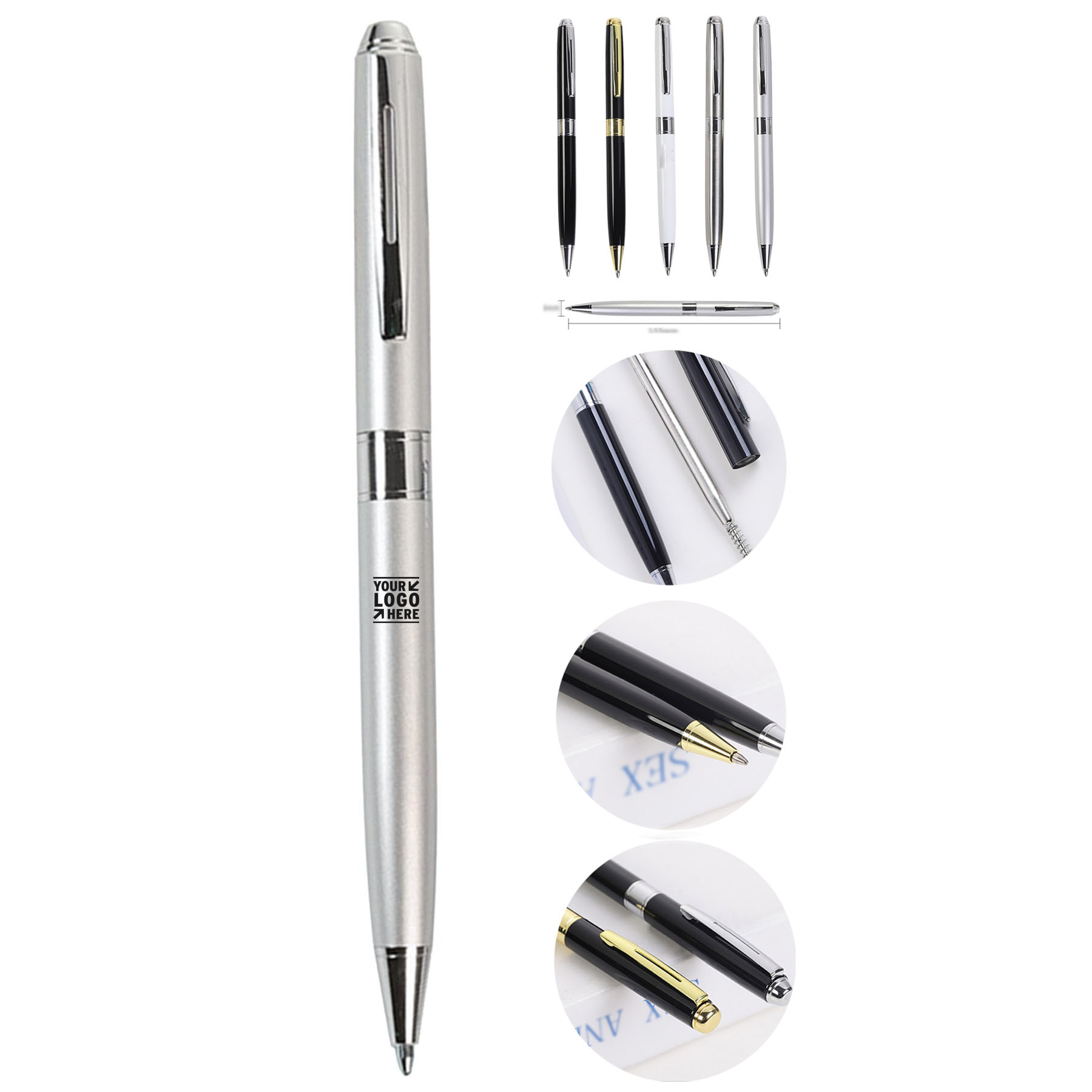Elegant Steel Writing Instrument