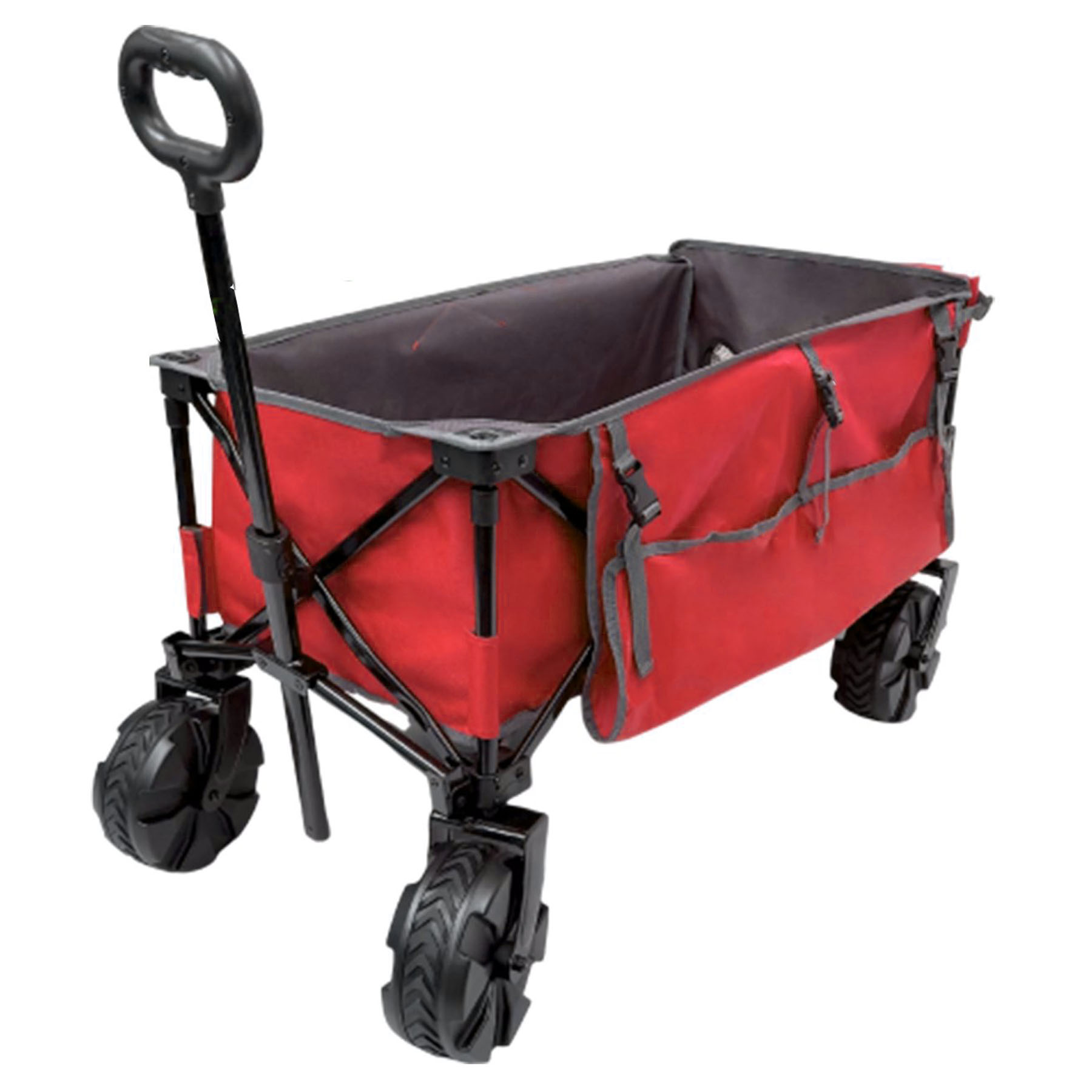 Portable Outdoor Cart with Sunshade Mounts 2