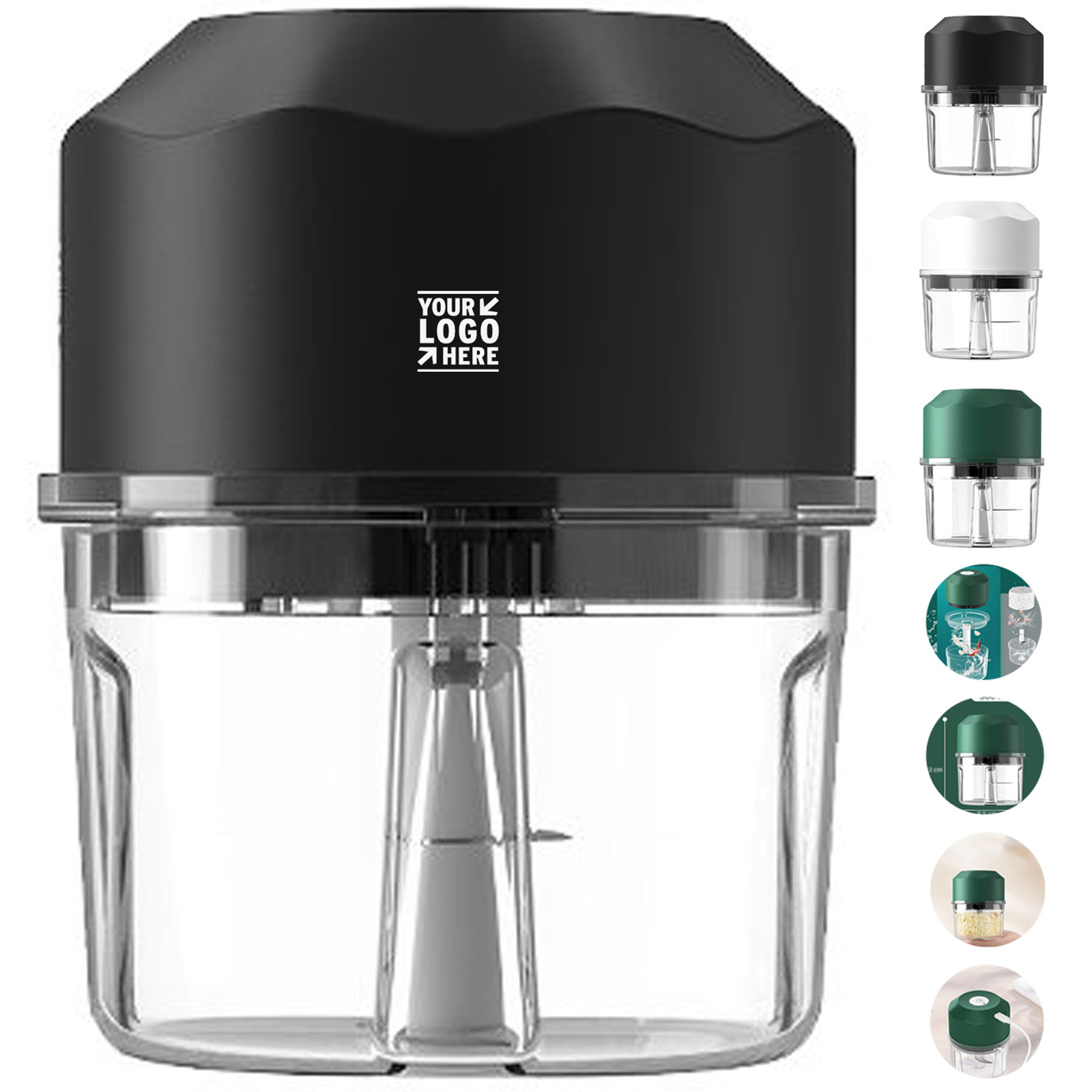 Compact Kitchen Electric Food Processor