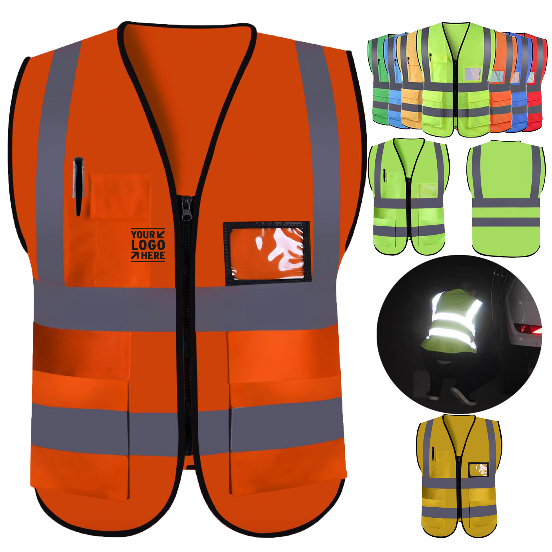 High-Visibility Reflective Safety Vest