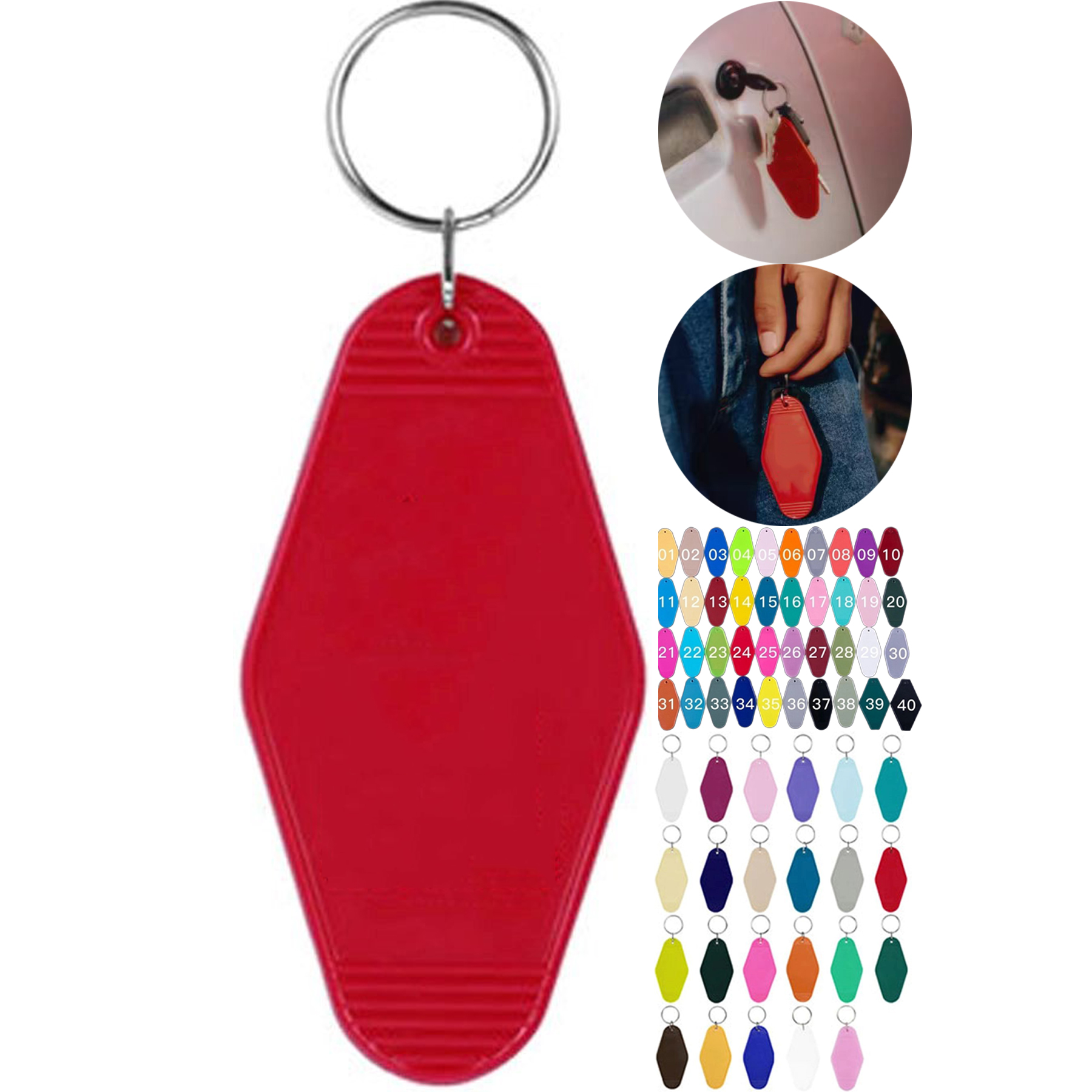 Classic Hotel Keychain Tag