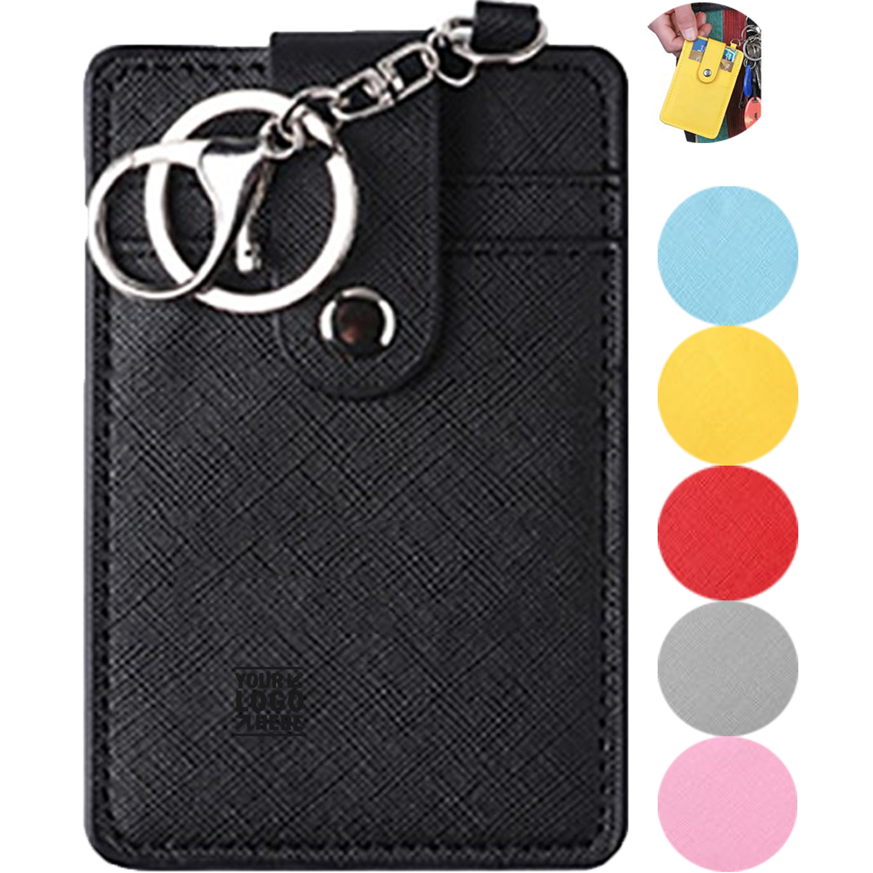 Compact Wallet Keychain