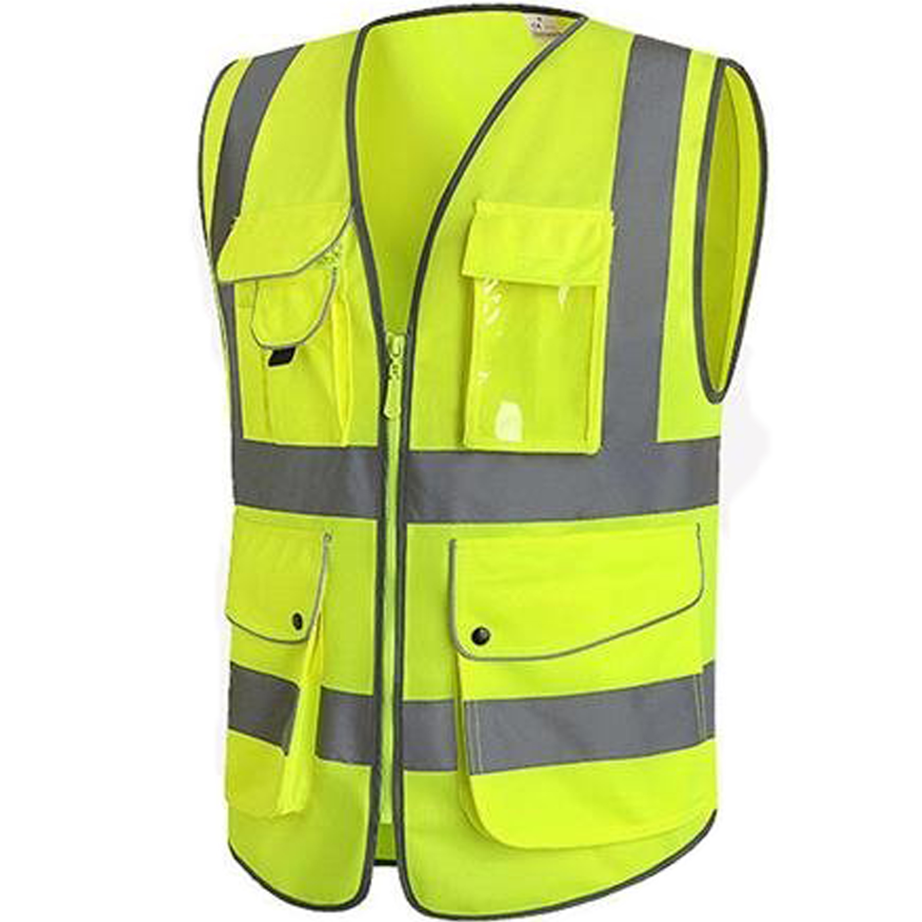 High-Visibility Safety Vest with Reflective Strips 2