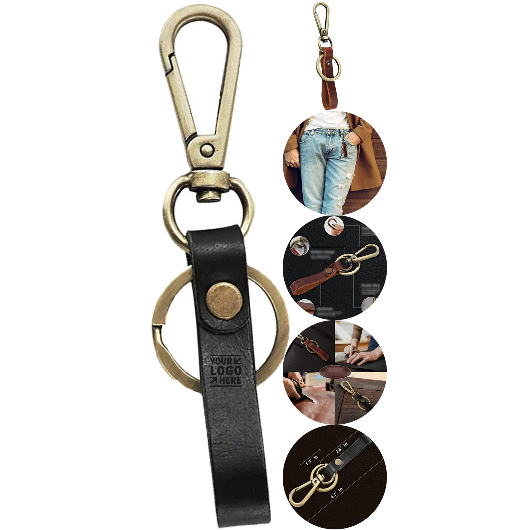 Classic Leather Key Holder