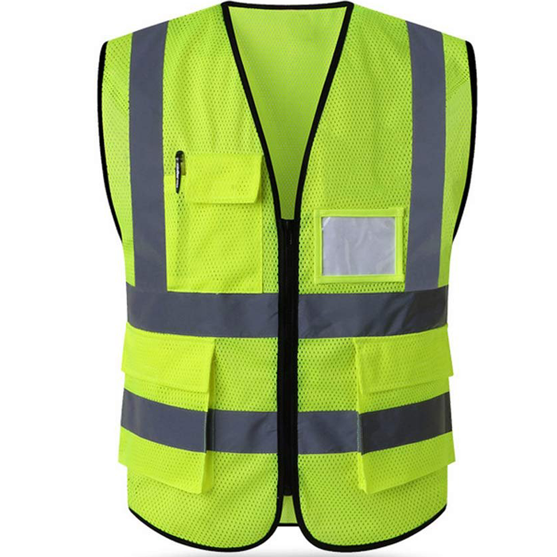 High-Visibility Reflective Safety Vest with Pockets 2