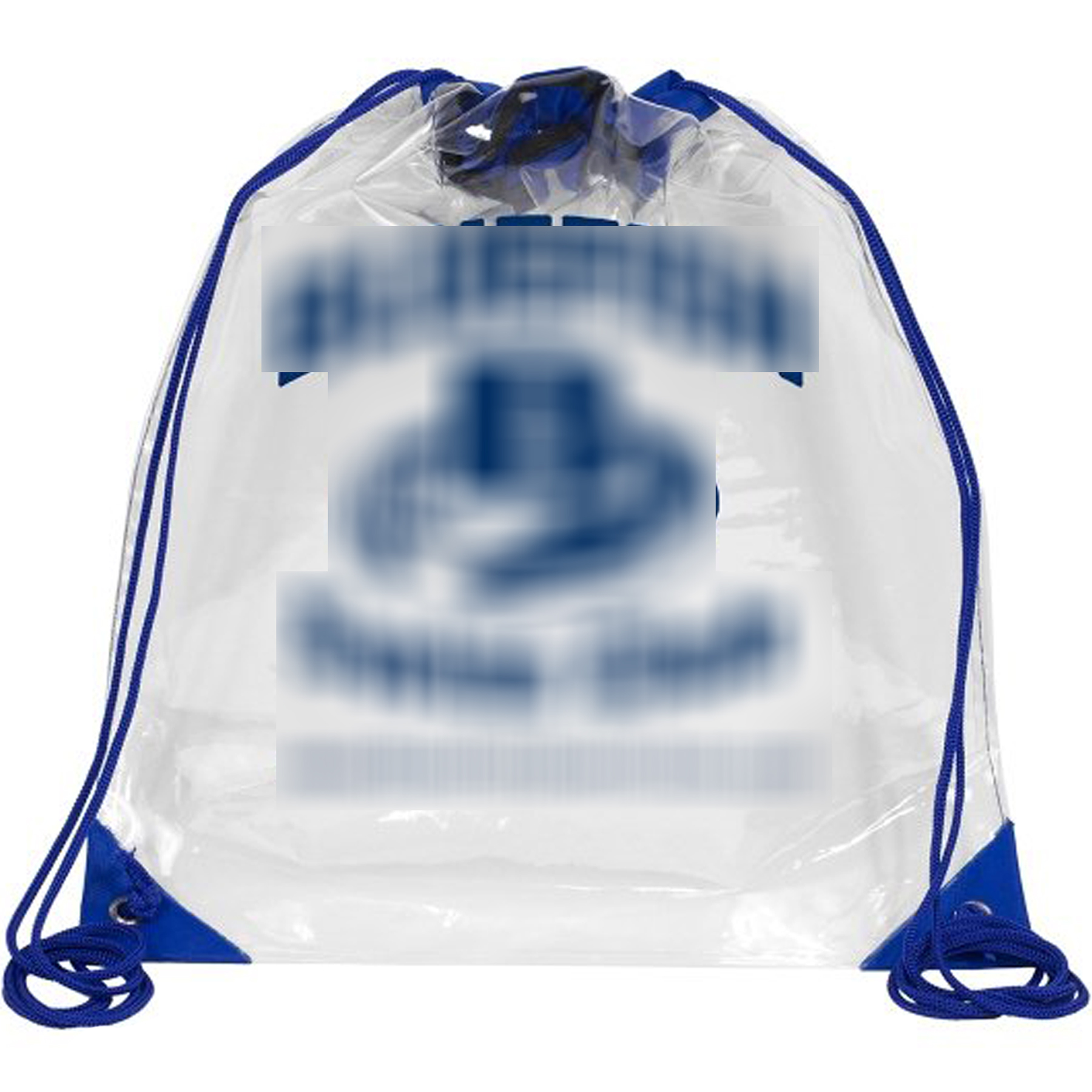 Personalized Clear Drawstring Bag 2