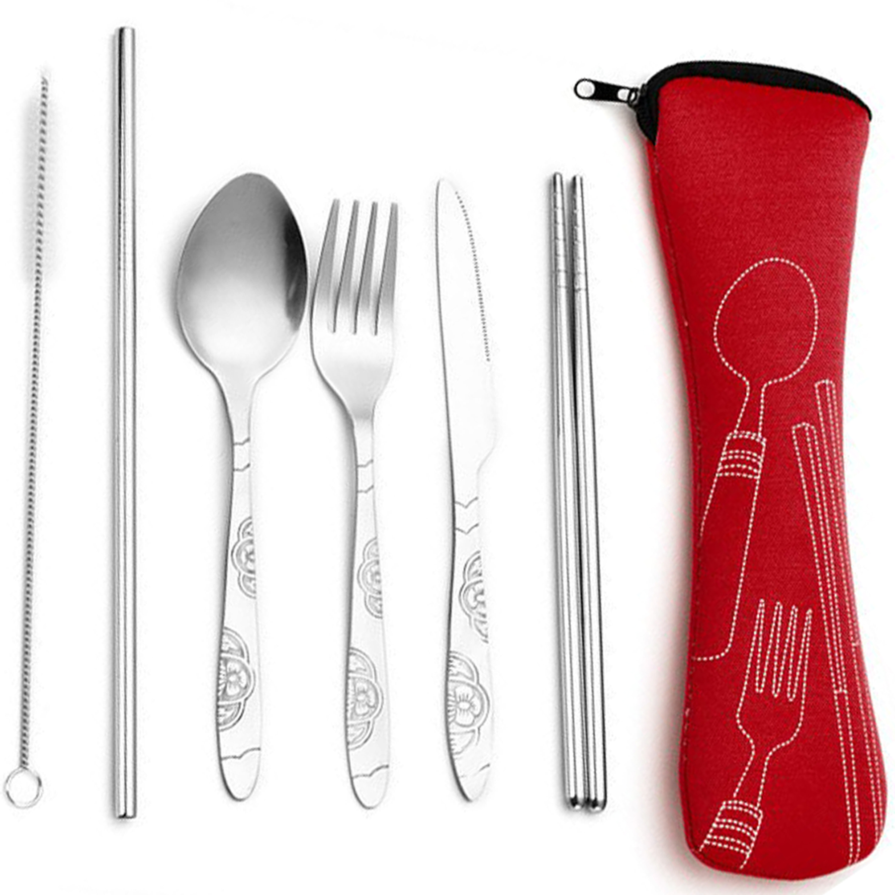 Portable Stainless Steel Utensil Kit 2