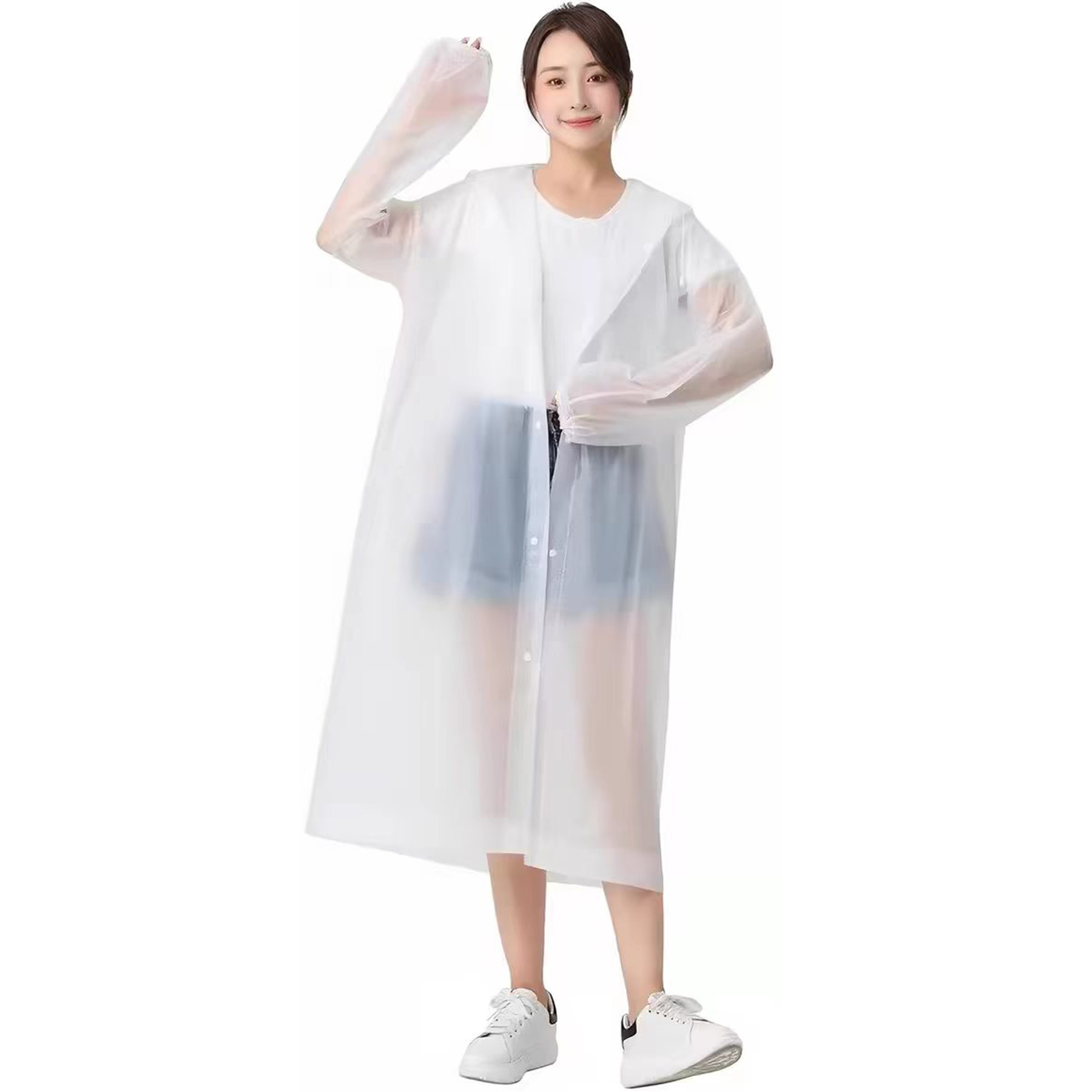 Compact Reusable Rain Poncho 2