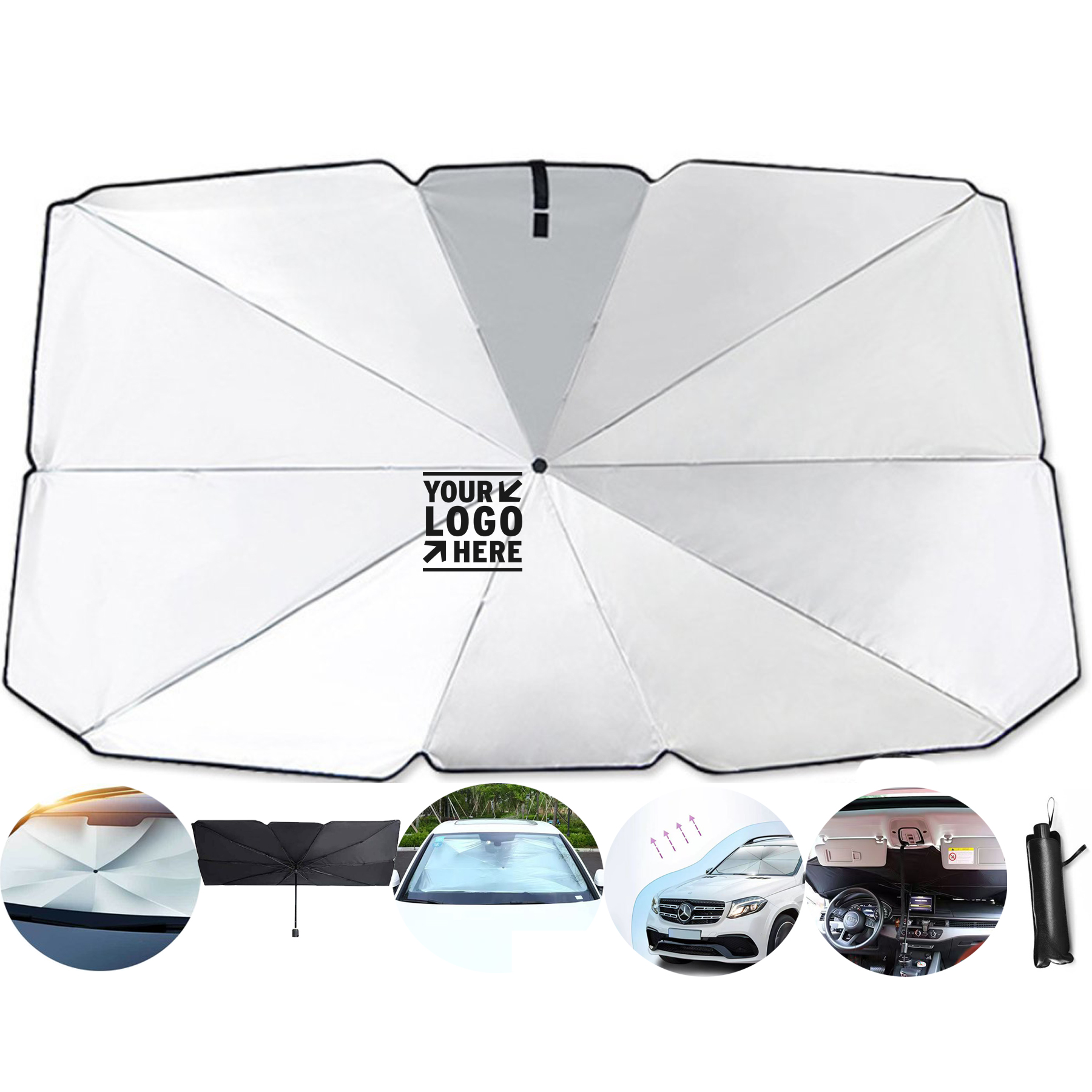 Portable Windshield Sun Shield