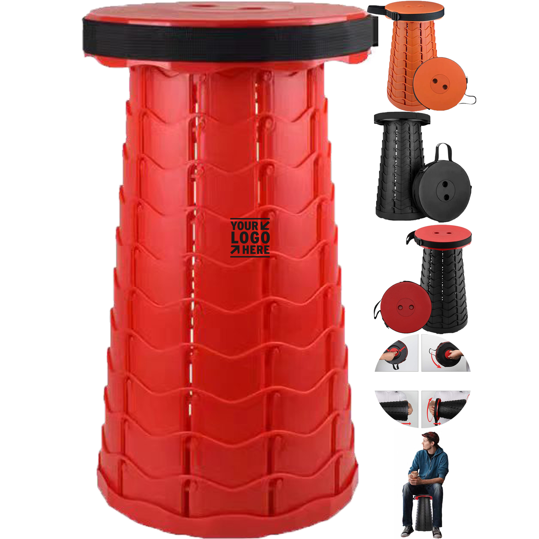 Compact Collapsible Outdoor Seat