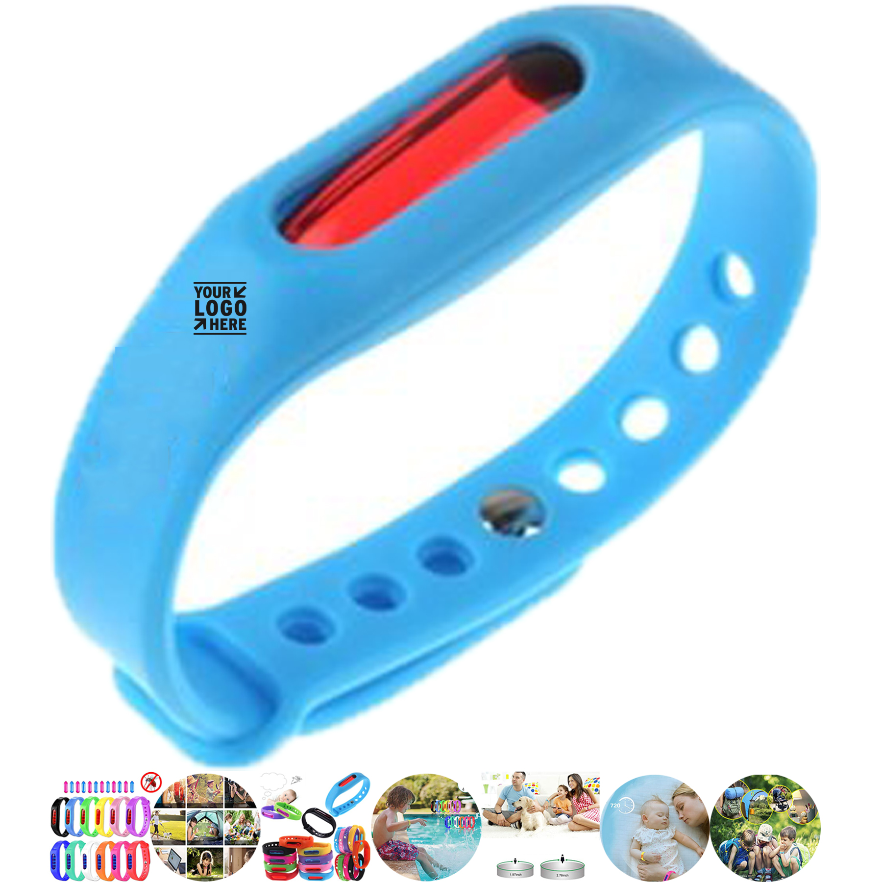 Natural Insect Shield Wristband